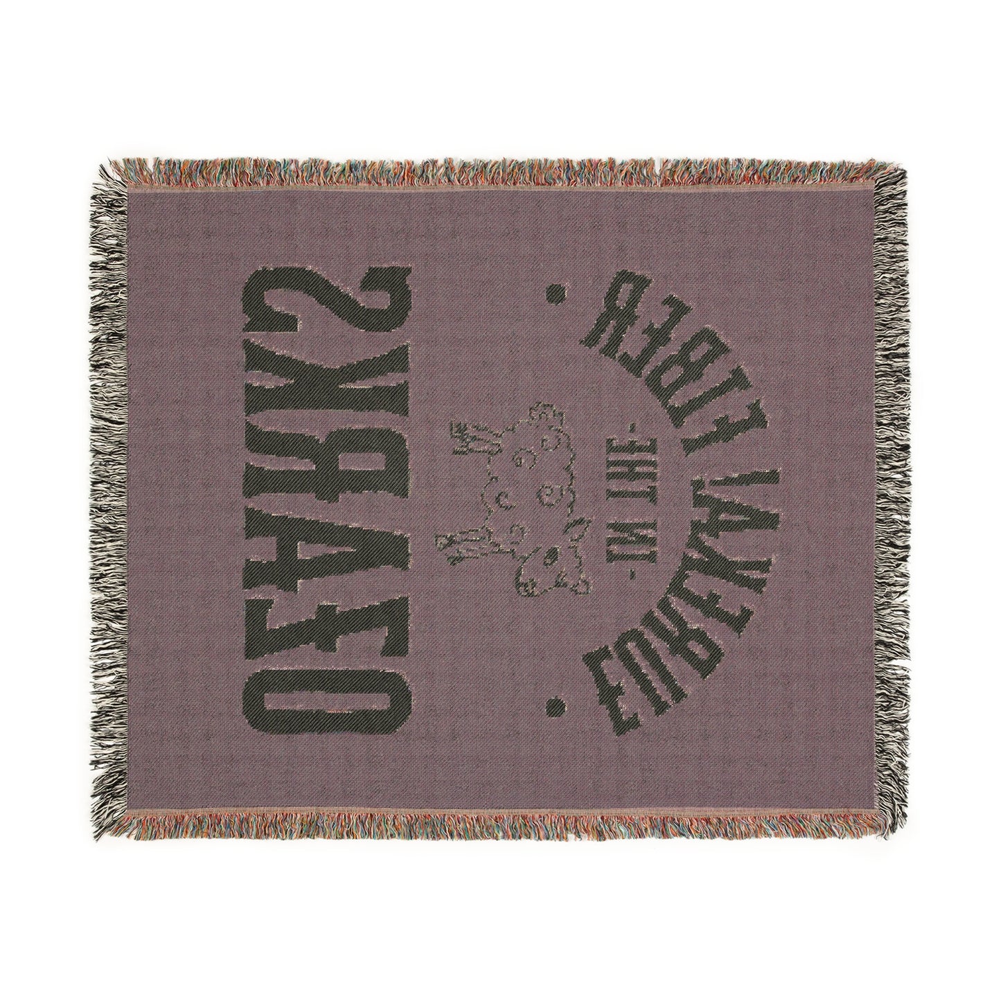 Woven Blanket - Arkansas Fiber Festival Cozy Throw
