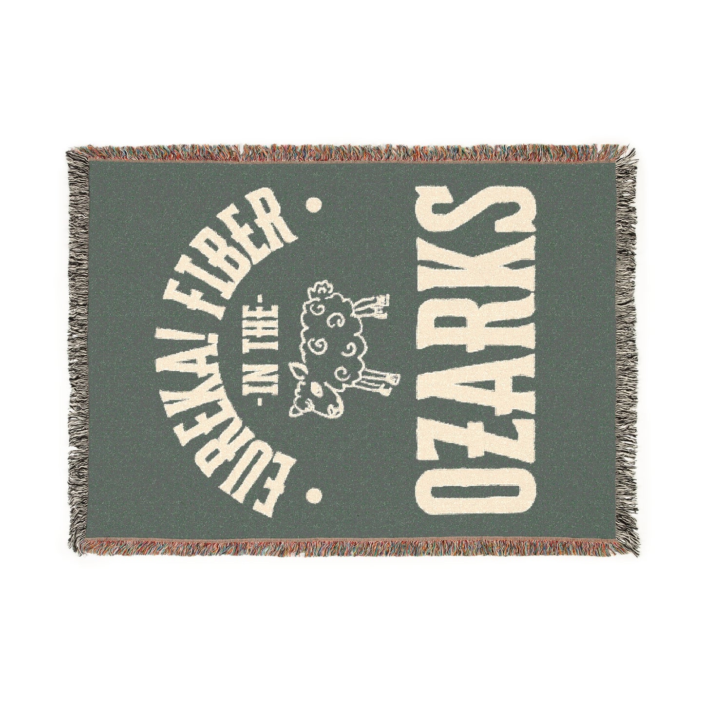 Woven Blanket - Arkansas Fiber Festival Cozy Throw