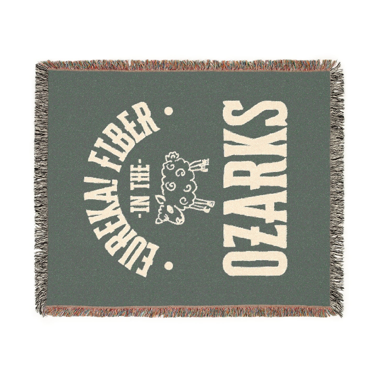 Woven Blanket - Arkansas Fiber Festival Cozy Throw
