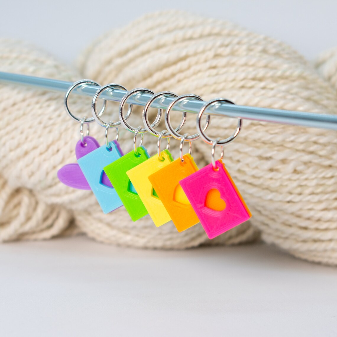 50 States Stitch Markers