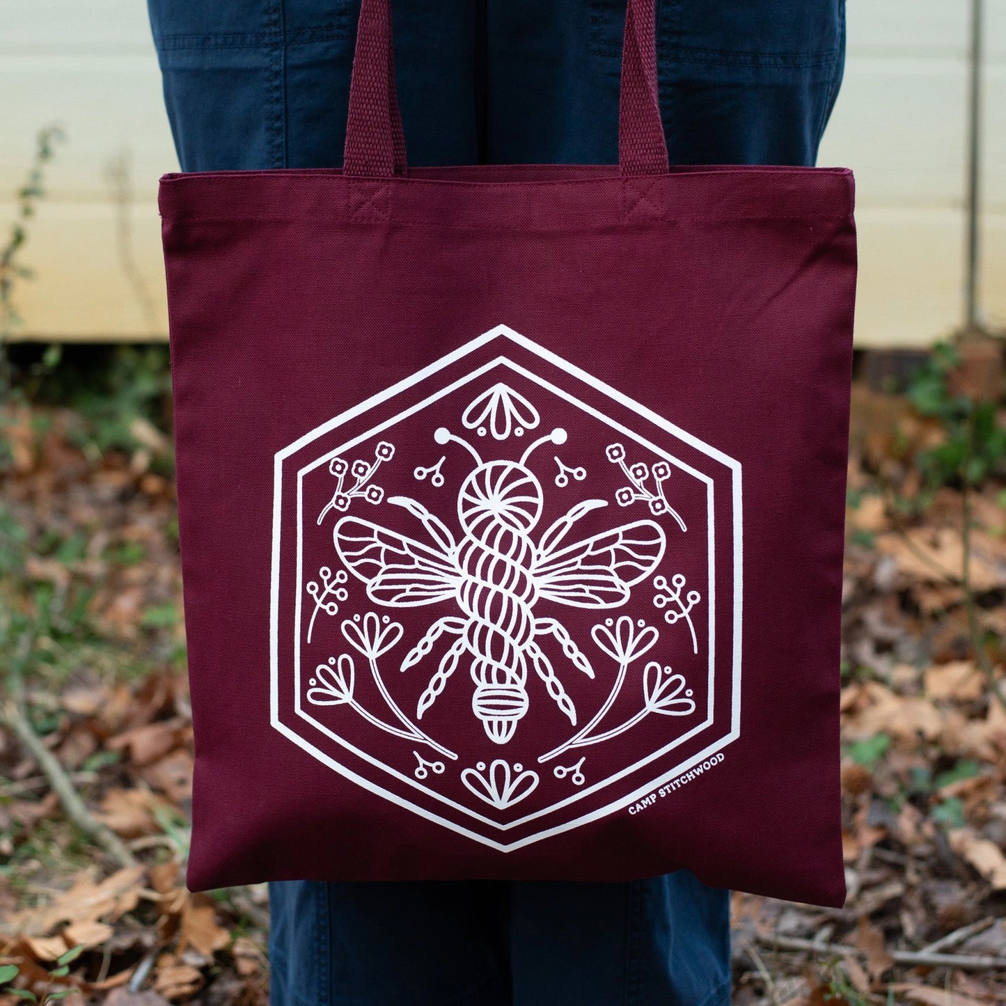 Hexagon Honeybee Tote