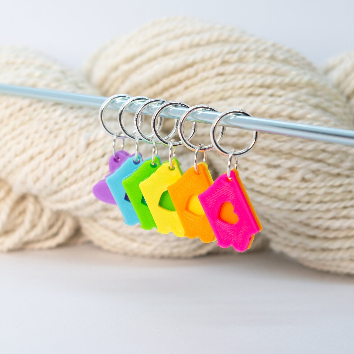 50 States Stitch Markers