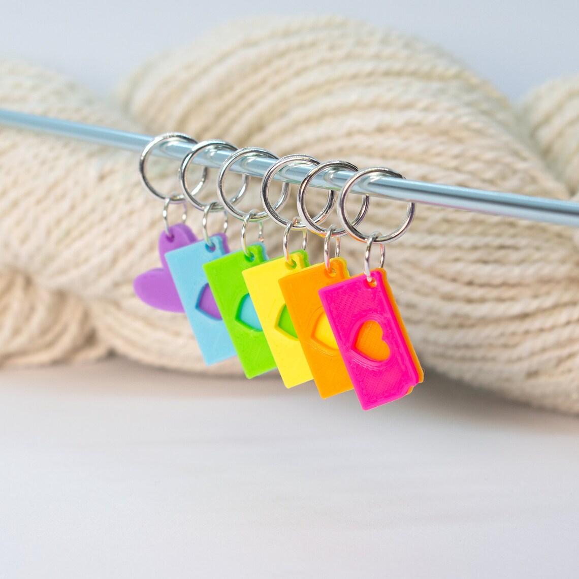 50 States Stitch Markers