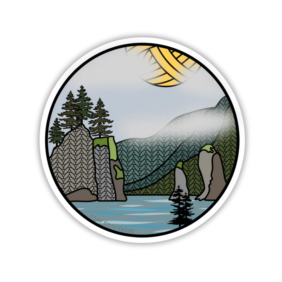 Knitional Park Stickers