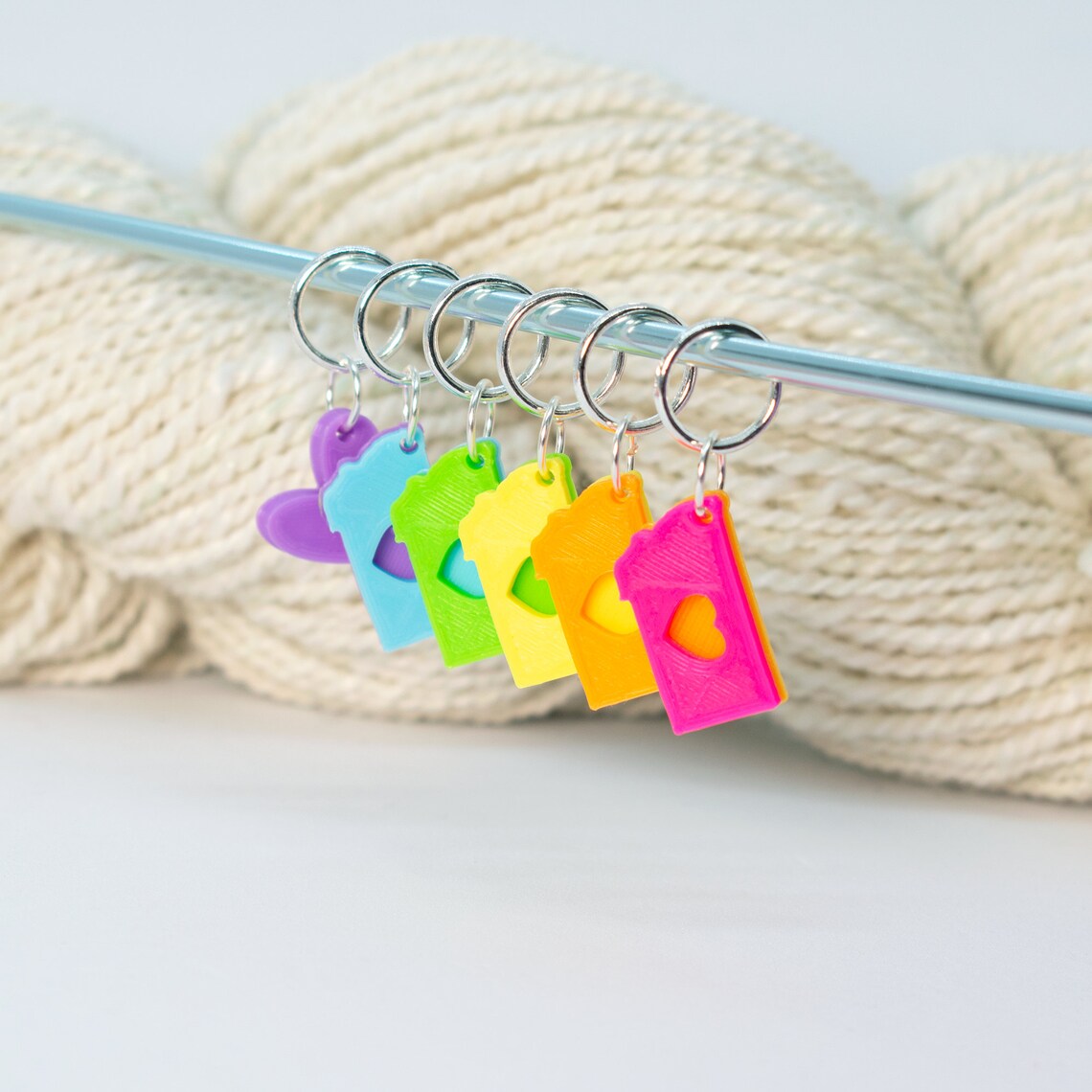 50 States Stitch Markers