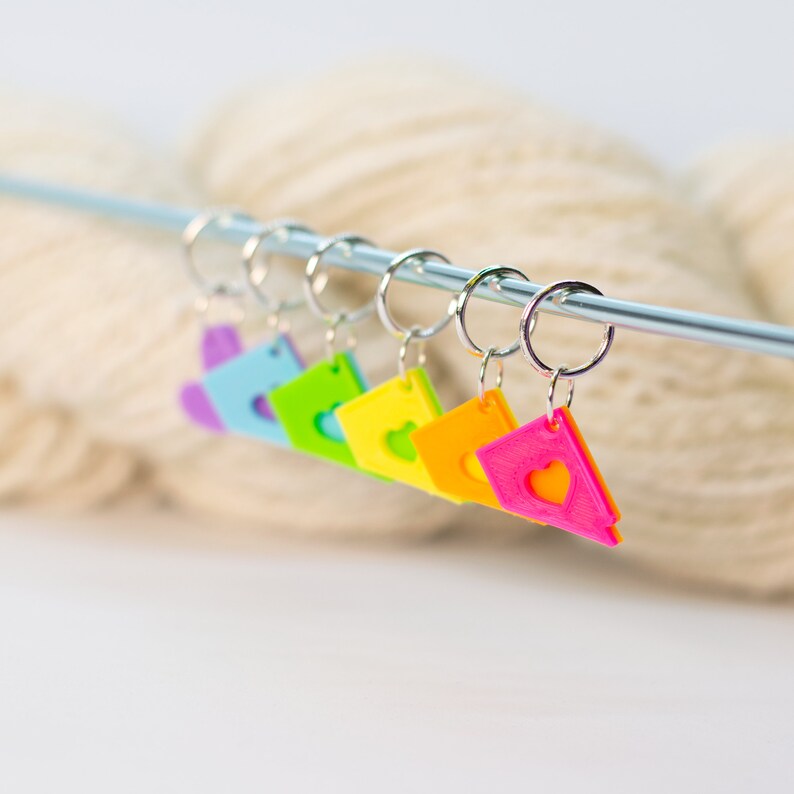 50 States Stitch Markers