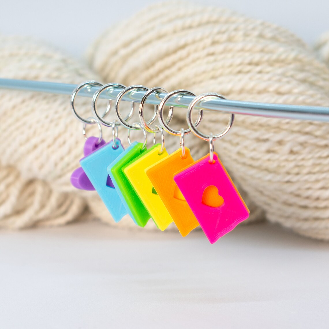 50 States Stitch Markers