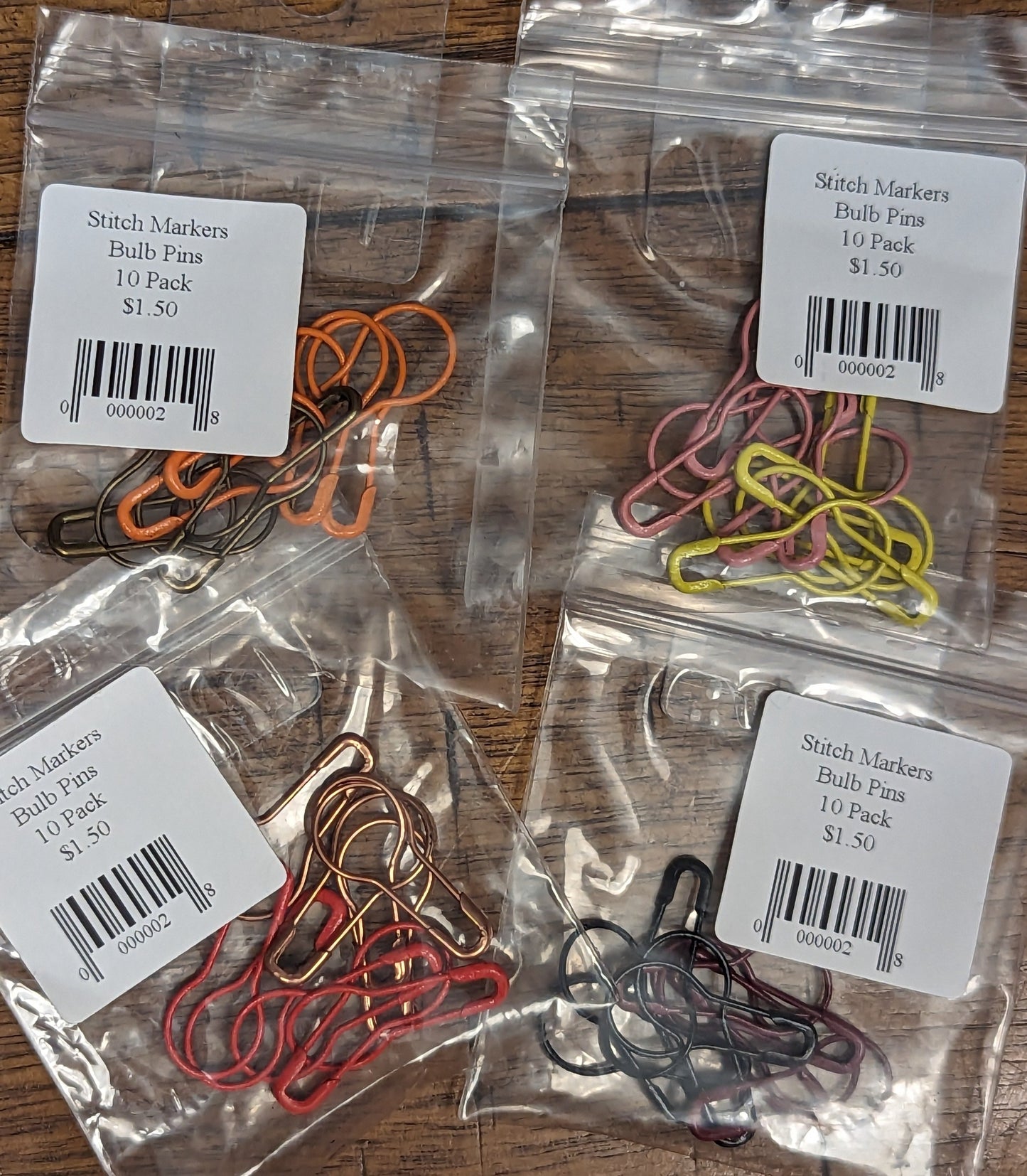 Yarn Adventure Bulb Pin Stitch Markers