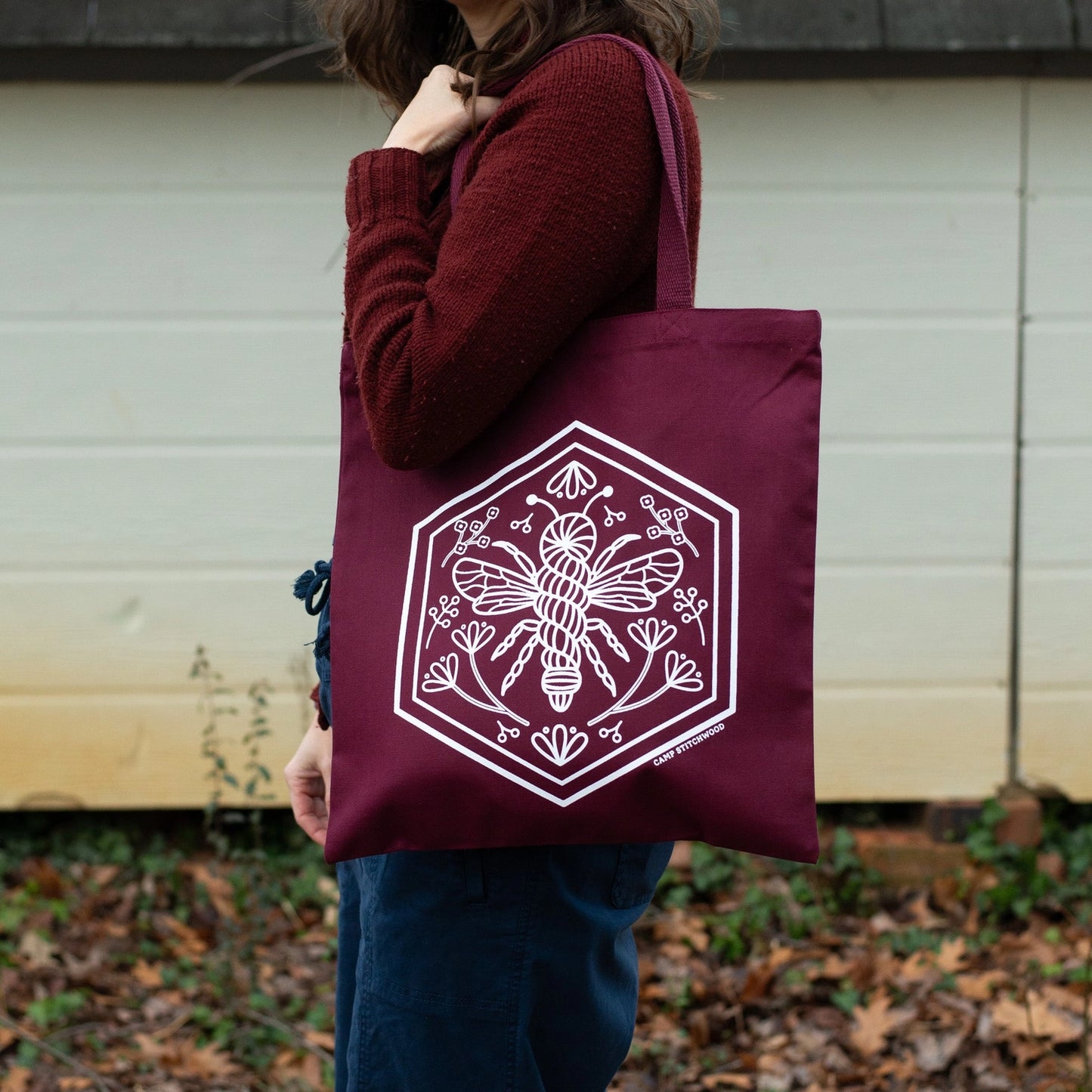 Hexagon Honeybee Tote