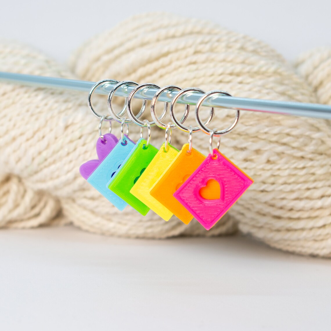50 States Stitch Markers