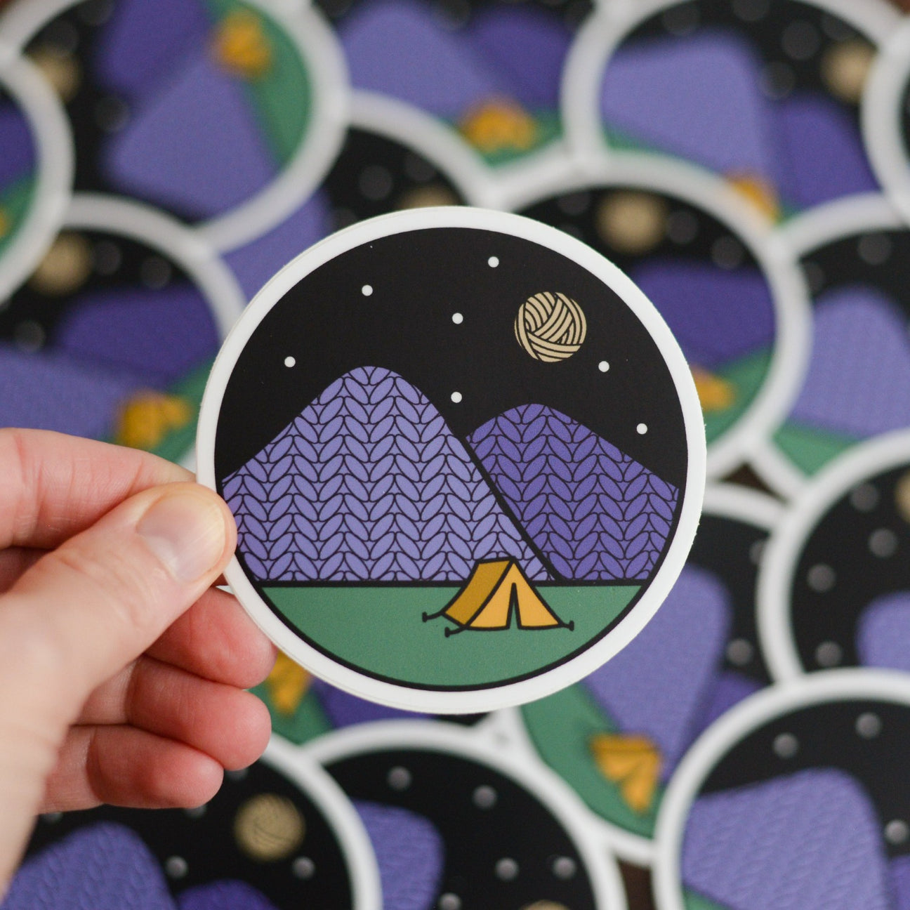 Knitional Park Stickers