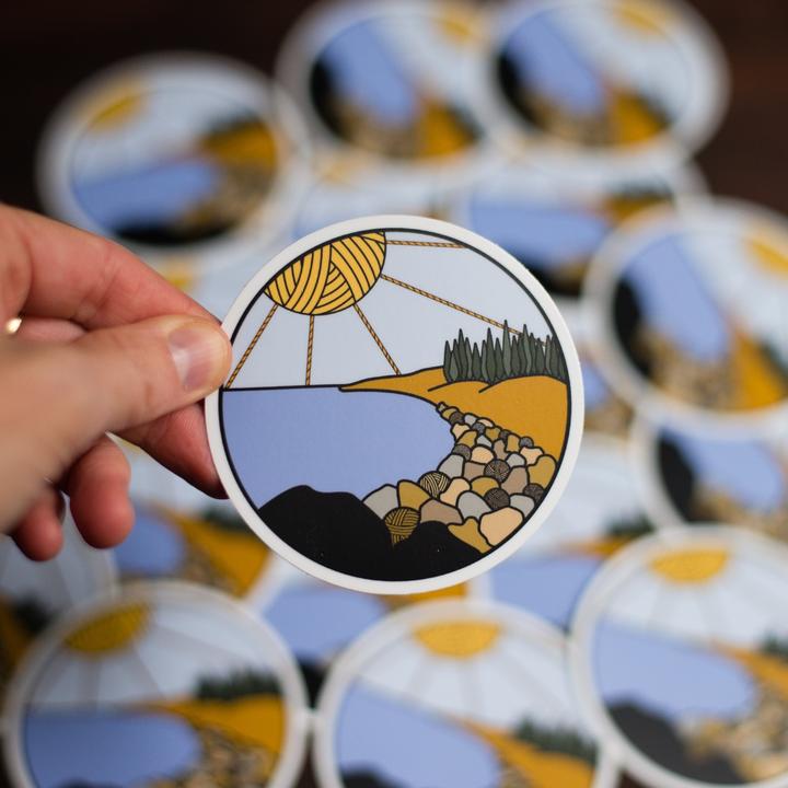 Knitional Park Stickers