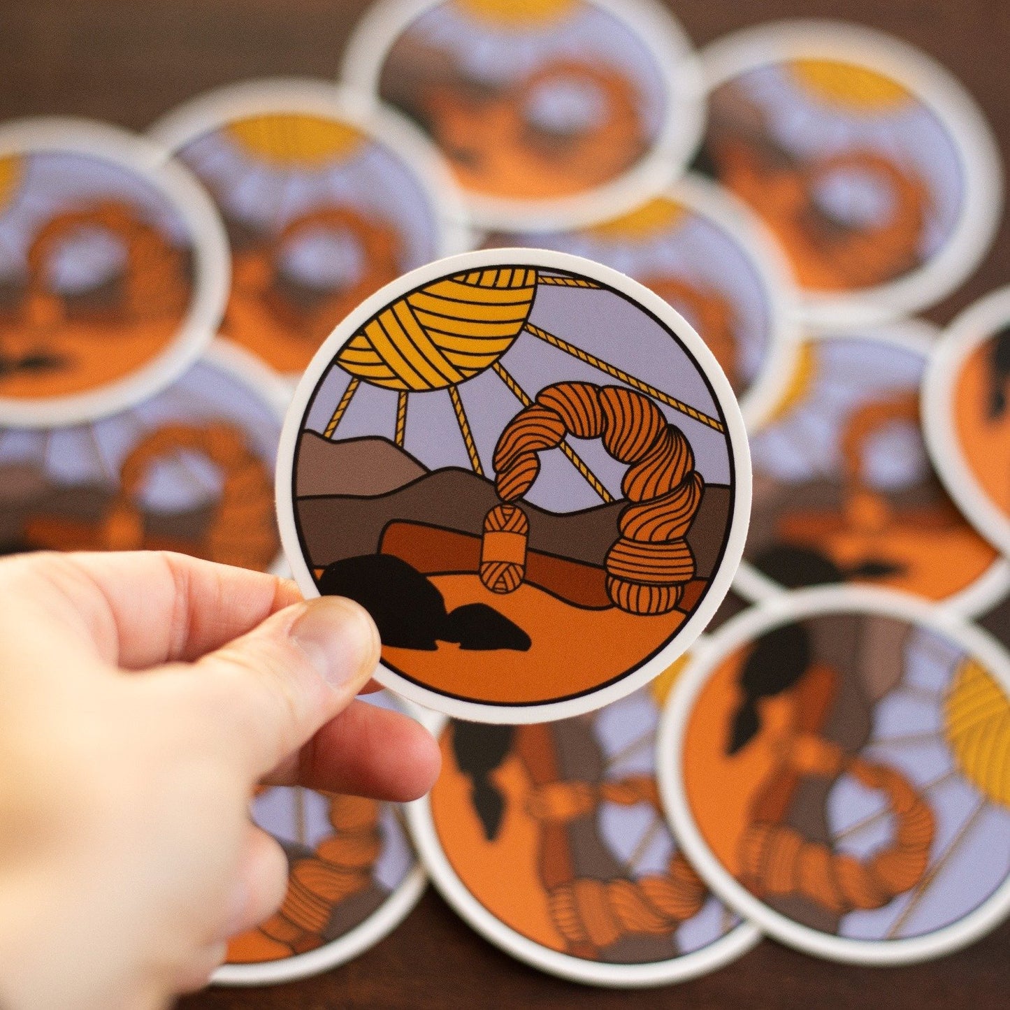 Knitional Park Stickers