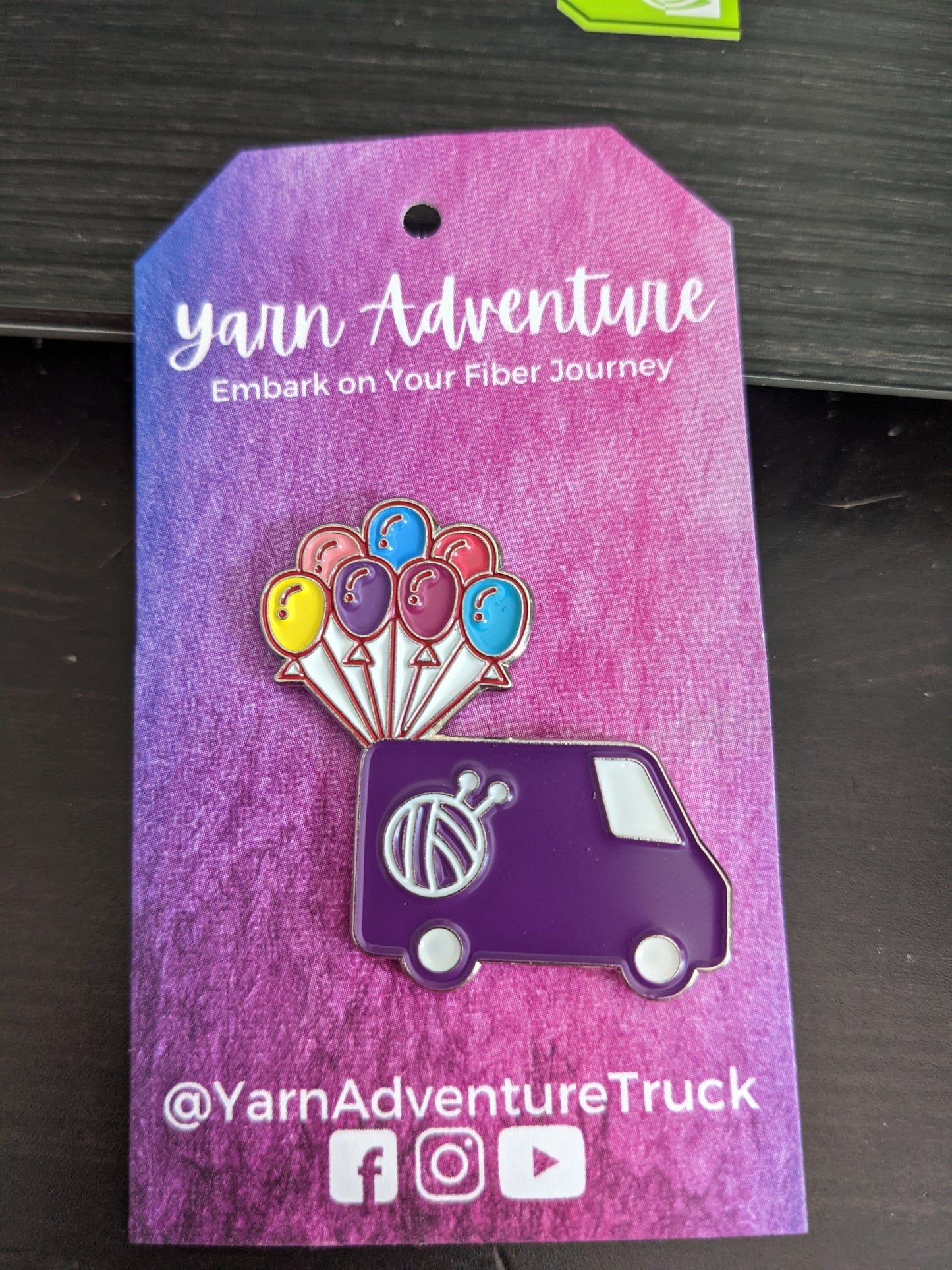 Yarn Adventure Soft Enamel Pin