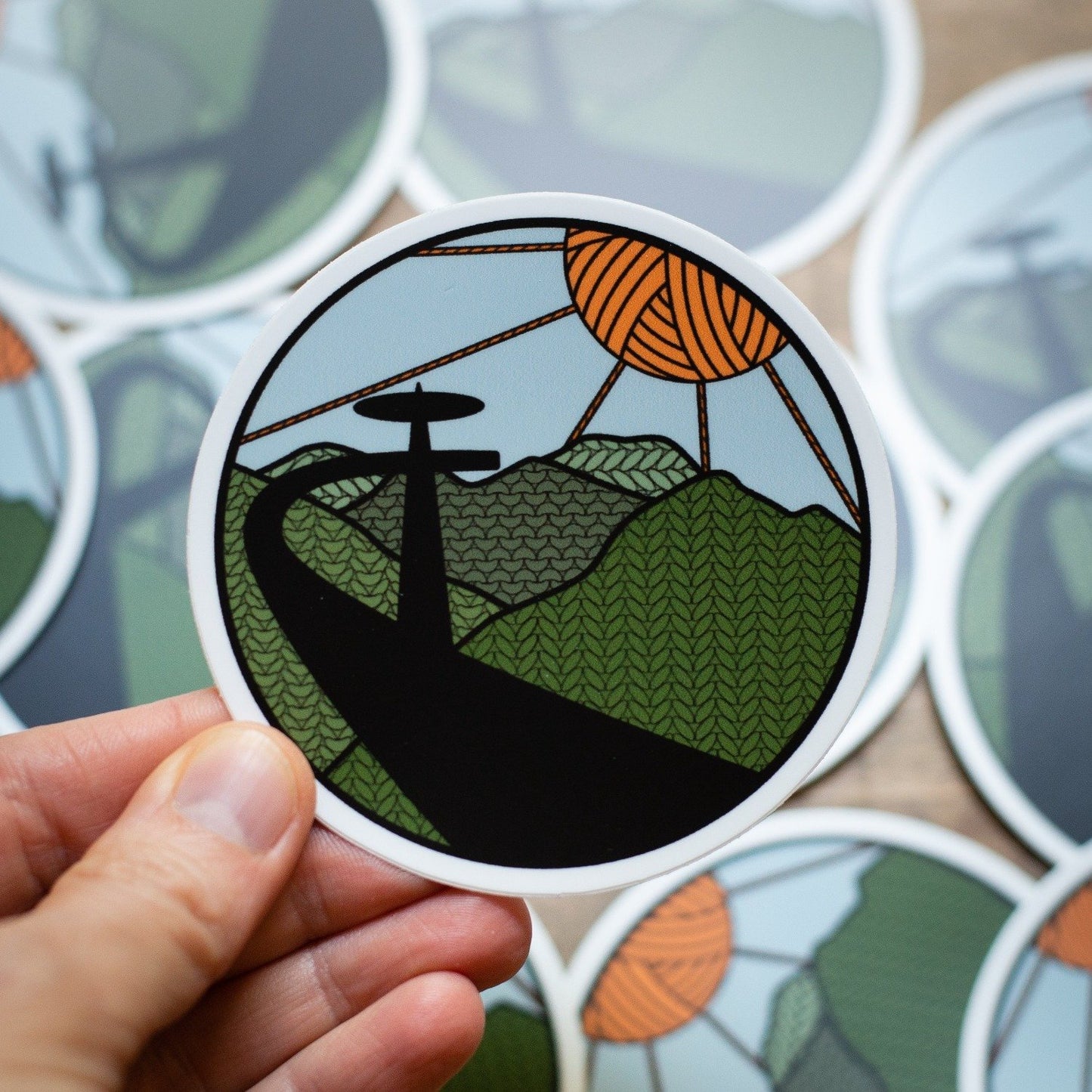 Knitional Park Stickers