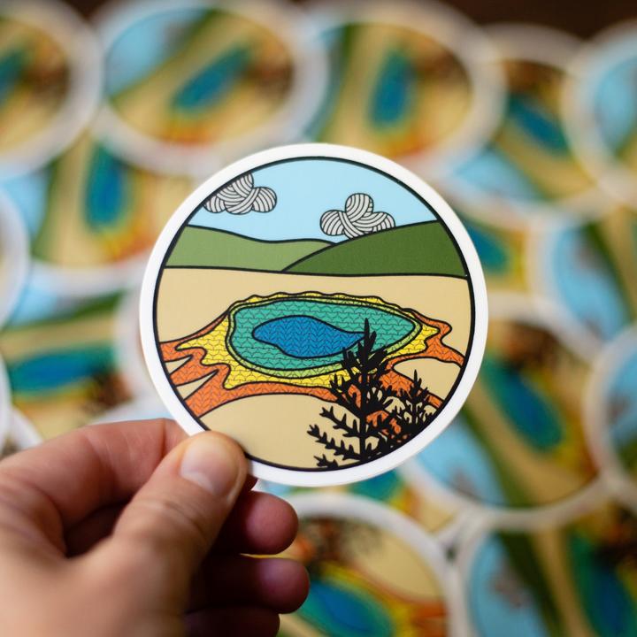 Knitional Park Stickers