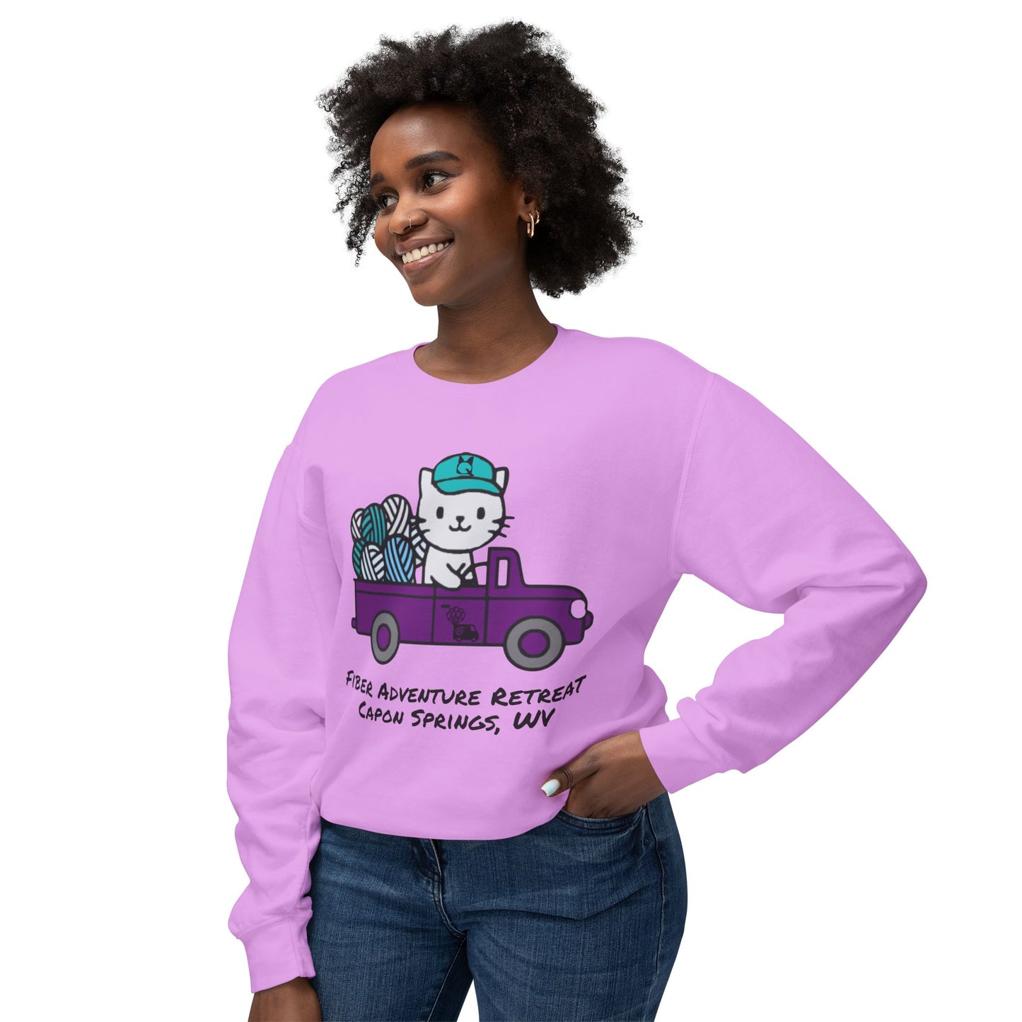 Fiber Adventure Retreat Crewneck Sweatshirt — Capon Springs 2026
