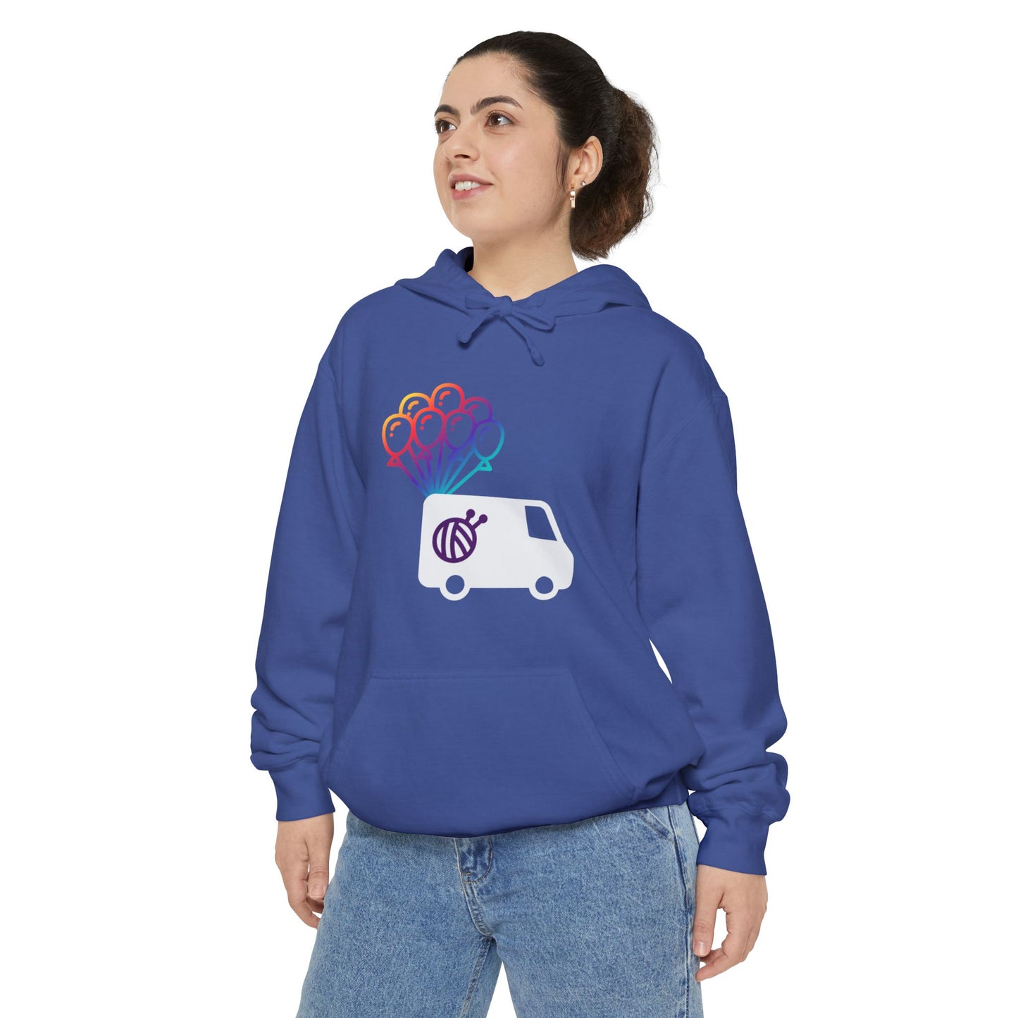 Yarn Adventure Evie Logo Unisex Garment-Dyed Hoodie