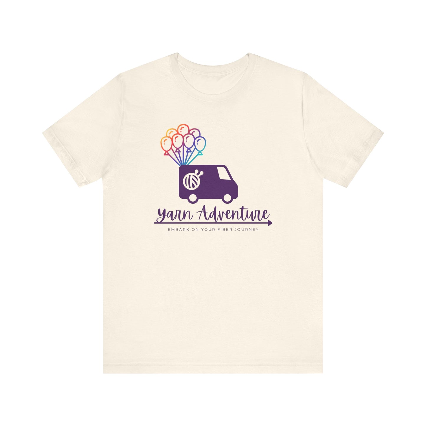Unisex Tee - Yarn Adventure Logo featuring Evie