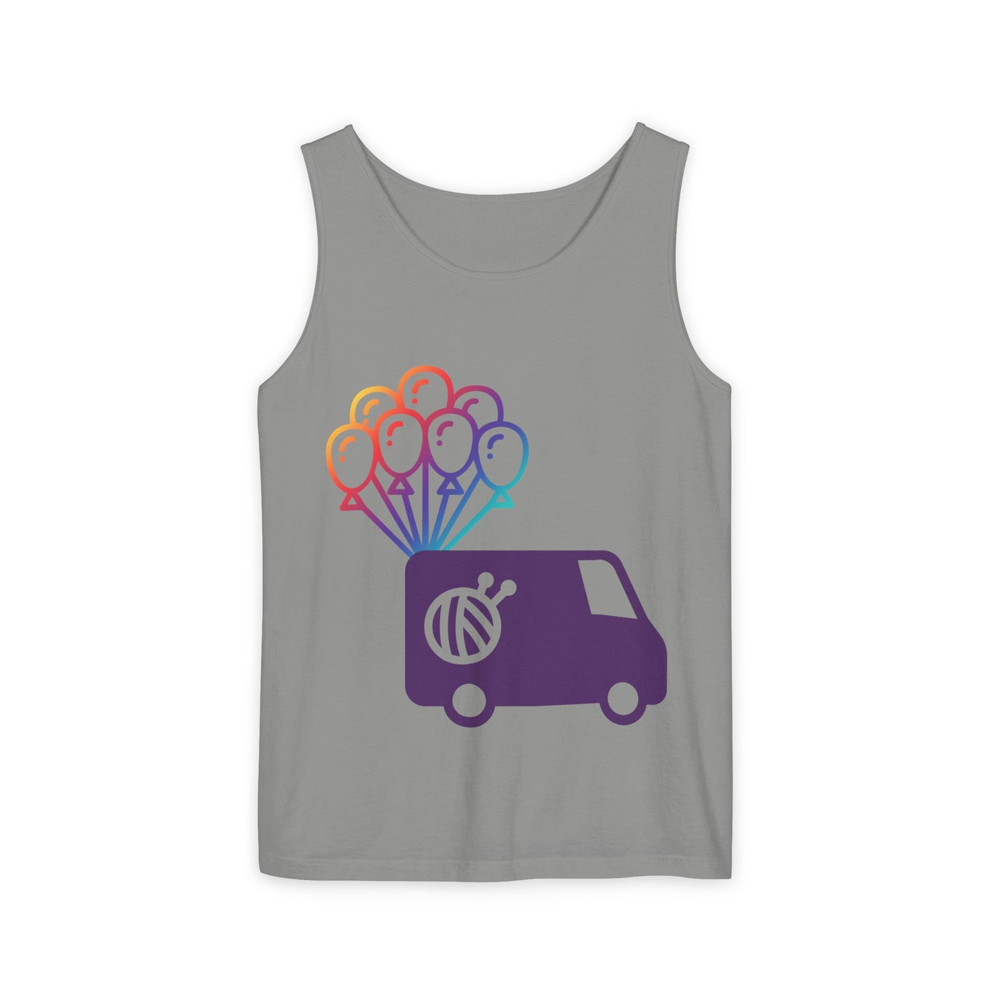 Evie Logo Tank Unisex Garment-Dyed Tank Top