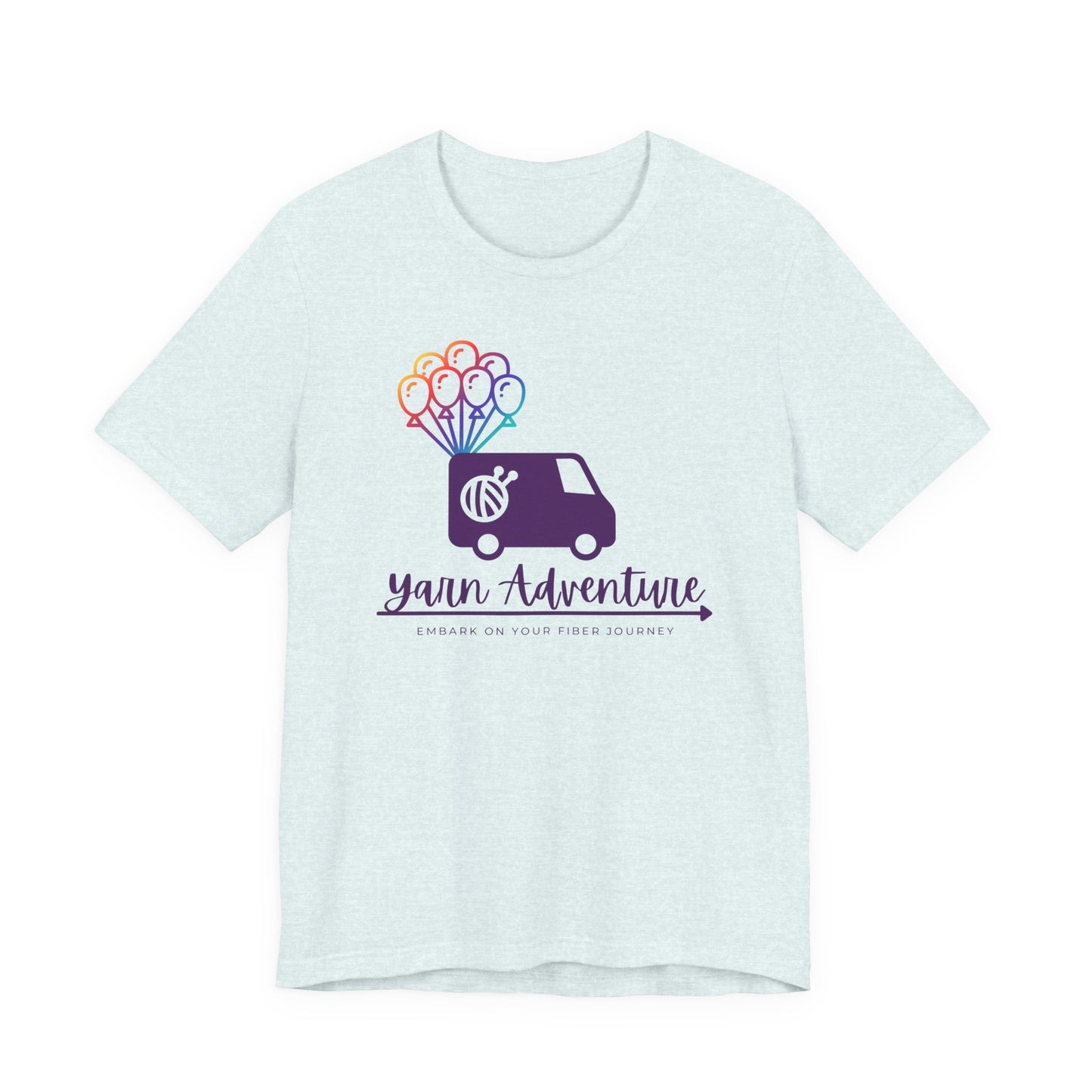 Unisex Tee - Yarn Adventure Logo featuring Evie