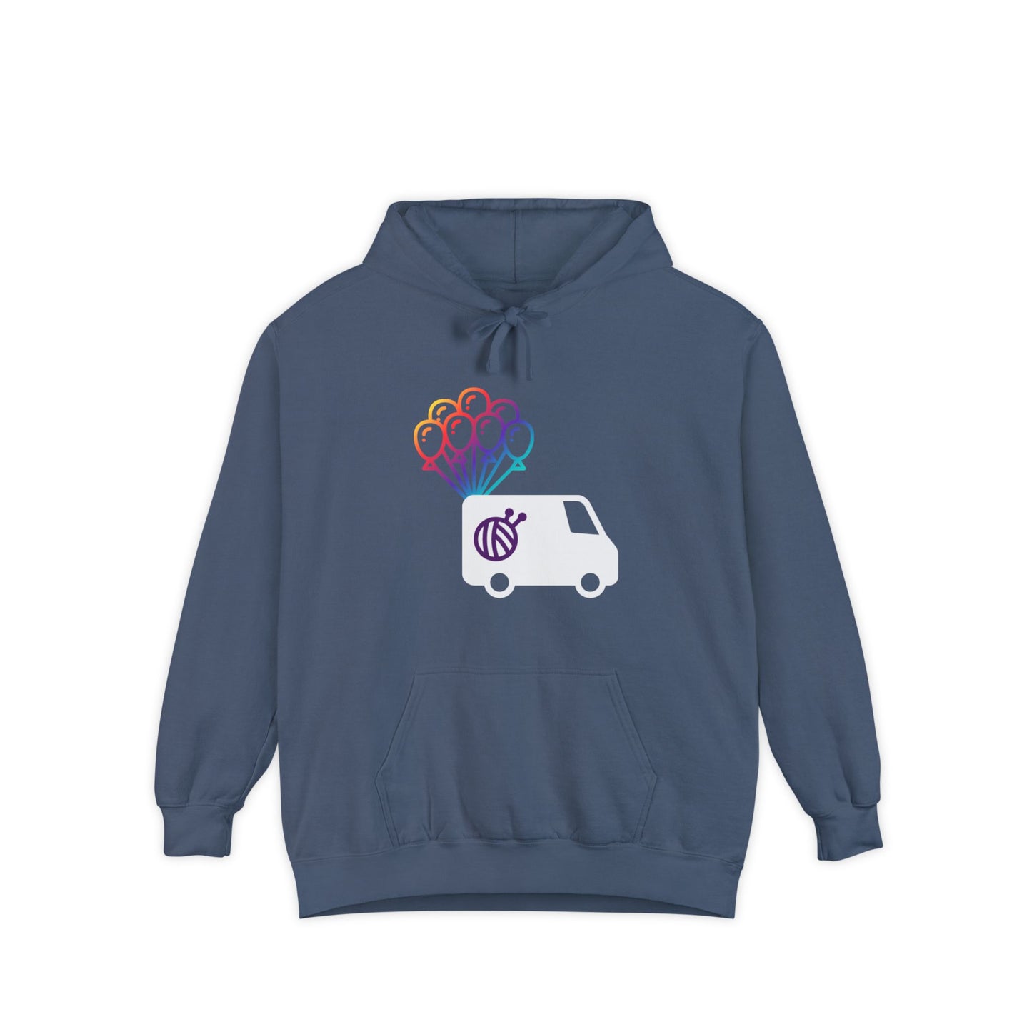 Yarn Adventure Evie Logo Unisex Garment-Dyed Hoodie