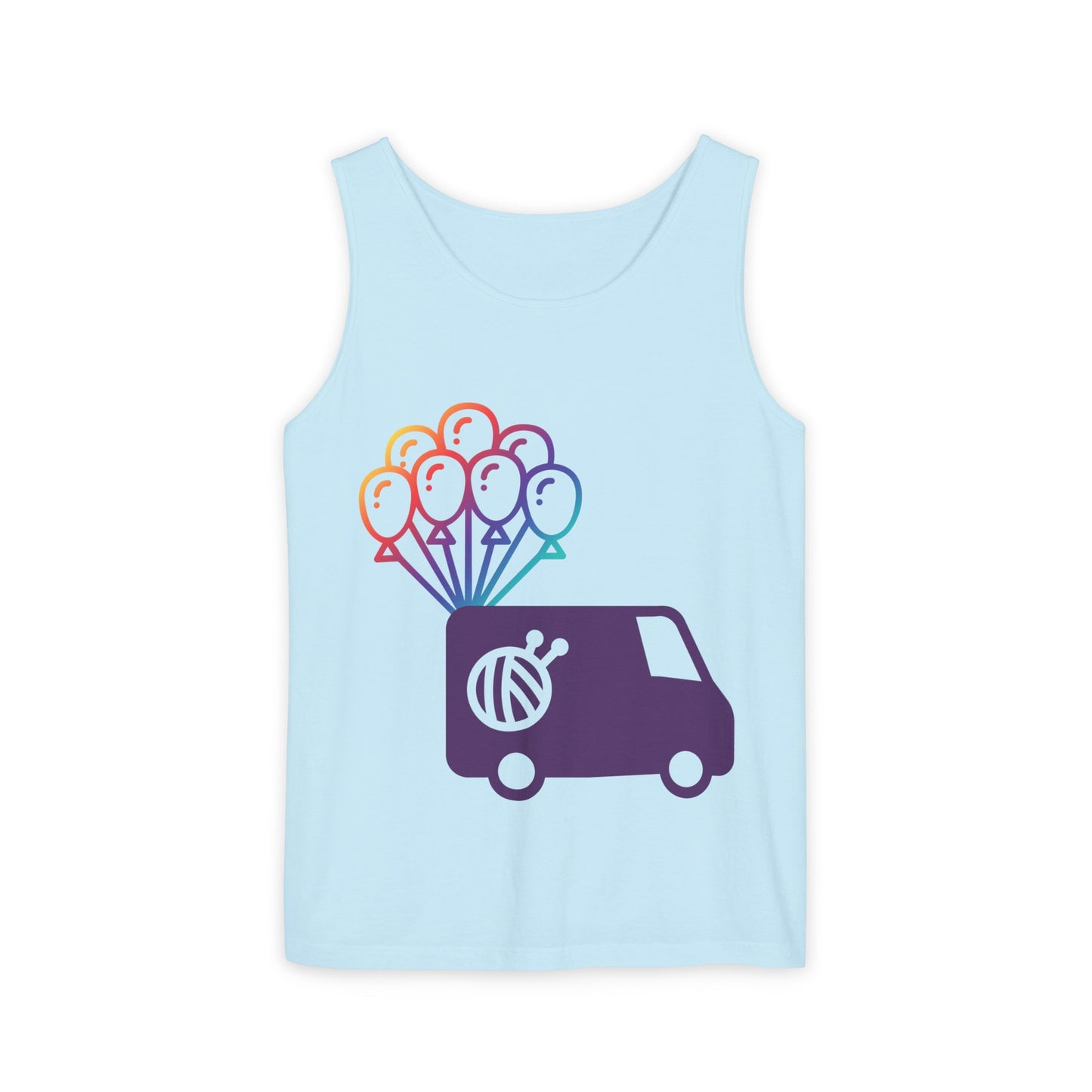 Evie Logo Tank Unisex Garment-Dyed Tank Top