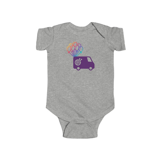 Evie logo Infant Fine Jersey Bodysuit