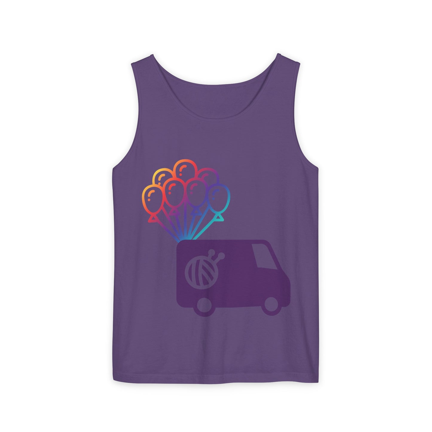 Evie Logo Tank Unisex Garment-Dyed Tank Top