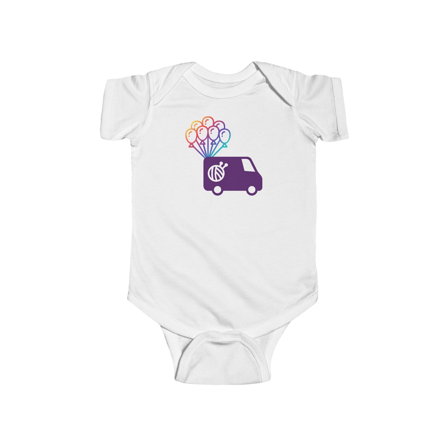 Evie logo Infant Fine Jersey Bodysuit