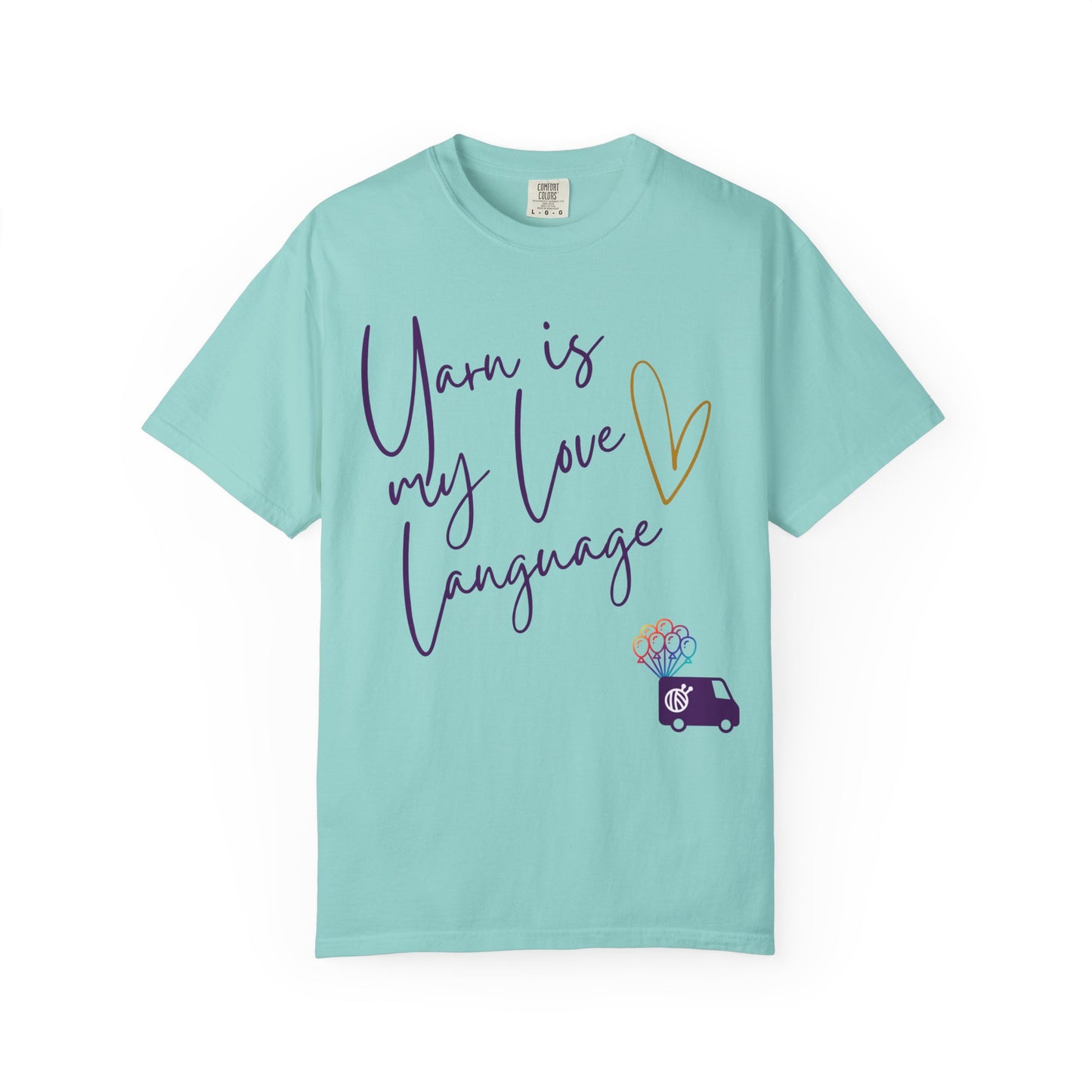 Yarn is My Love Language Unisex Garment-Dyed T-shirt