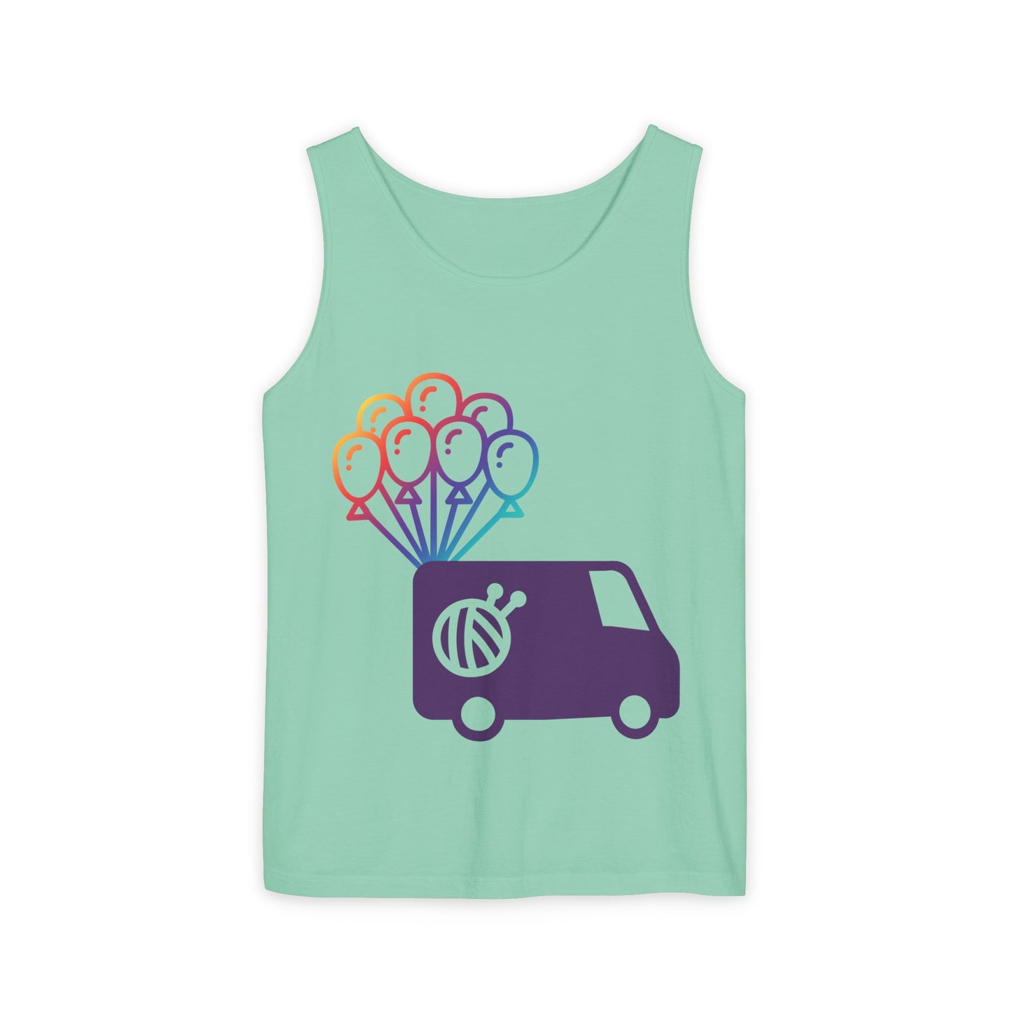 Evie Logo Tank Unisex Garment-Dyed Tank Top