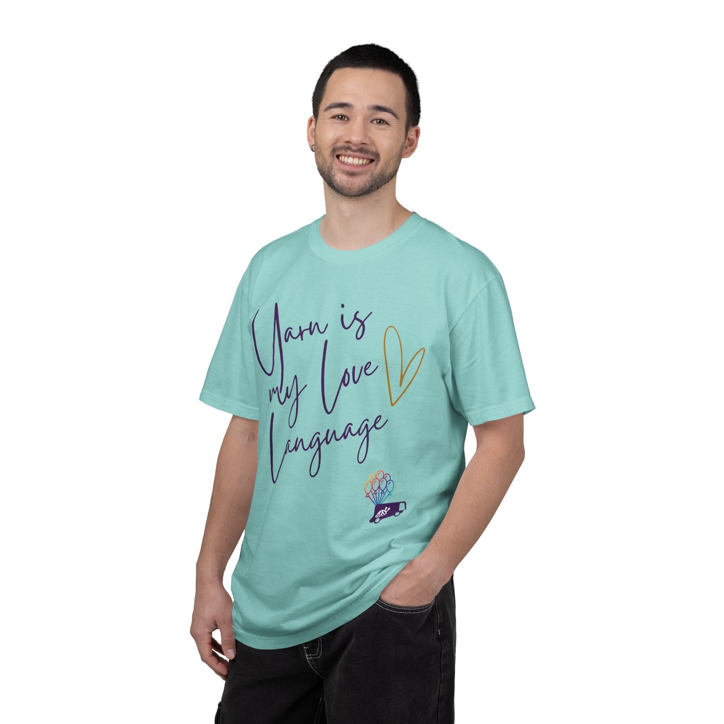 Yarn is My Love Language Unisex Garment-Dyed T-shirt