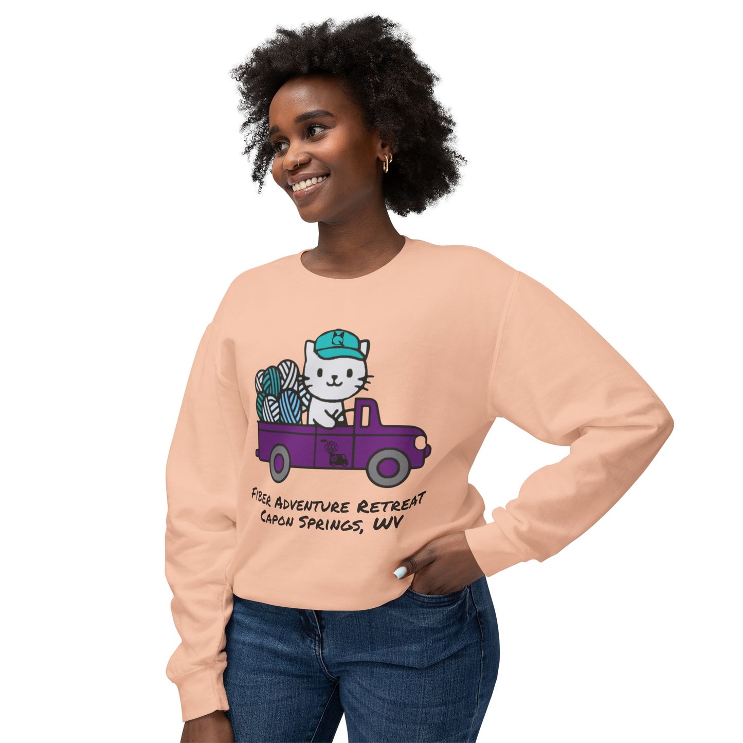 Fiber Adventure Retreat Crewneck Sweatshirt — Capon Springs 2026