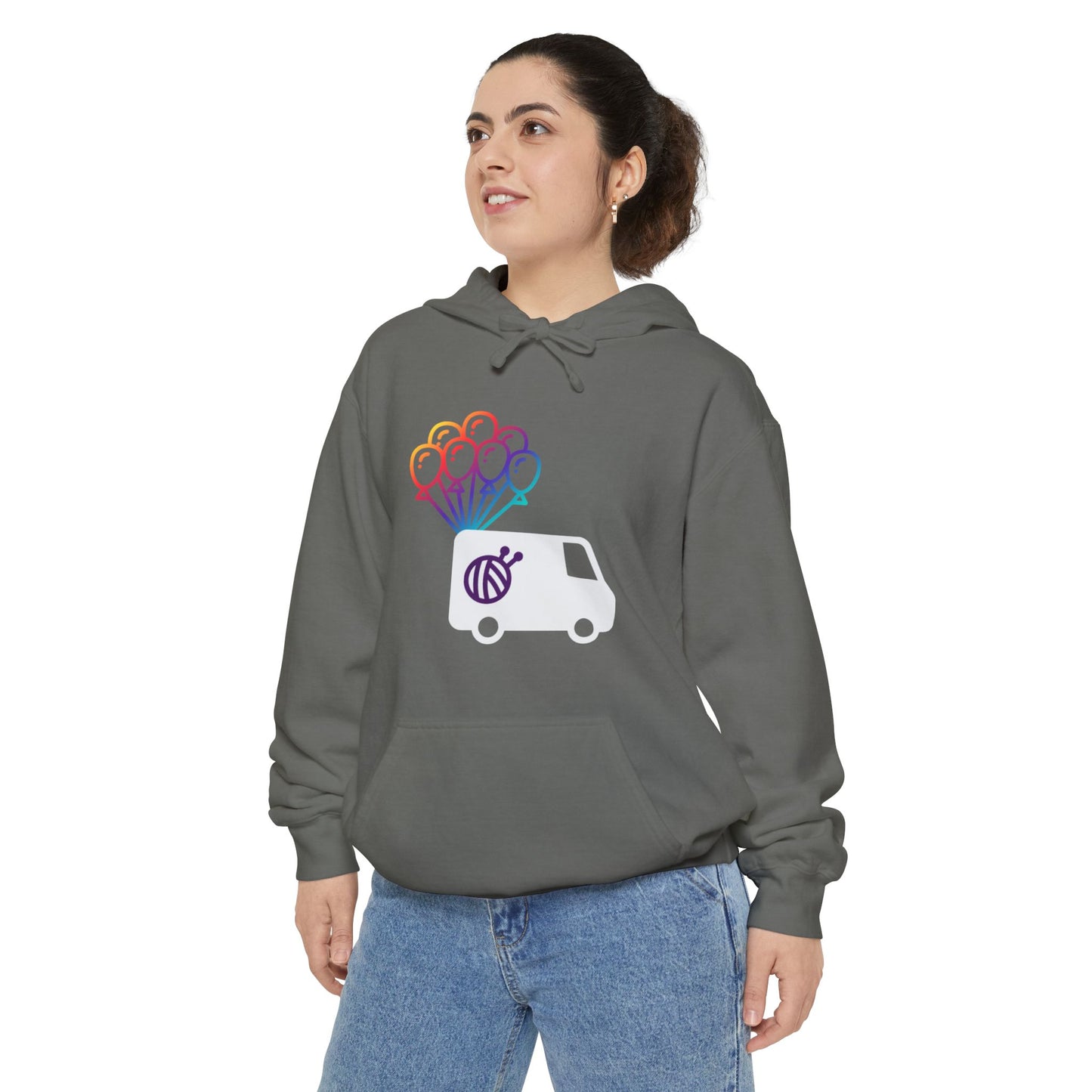 Yarn Adventure Evie Logo Unisex Garment-Dyed Hoodie