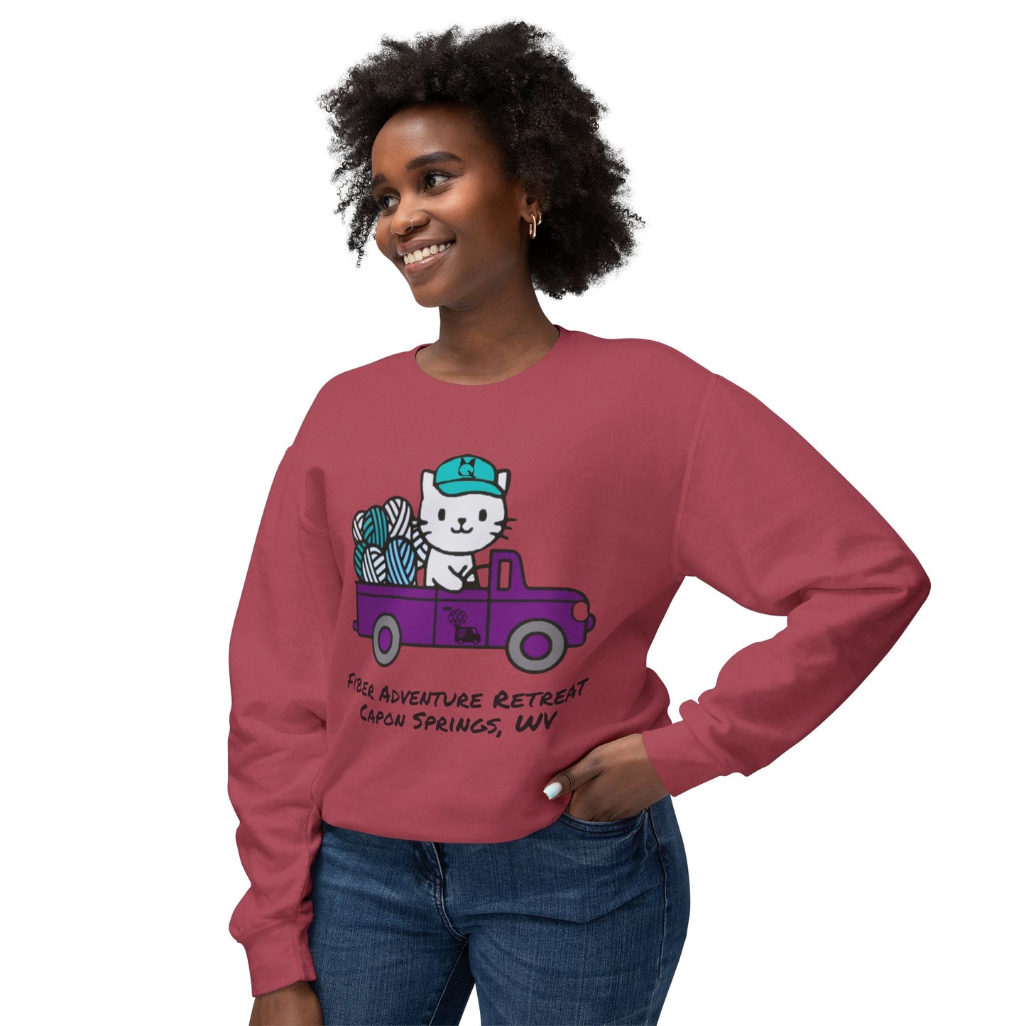 Fiber Adventure Retreat Crewneck Sweatshirt — Capon Springs 2026