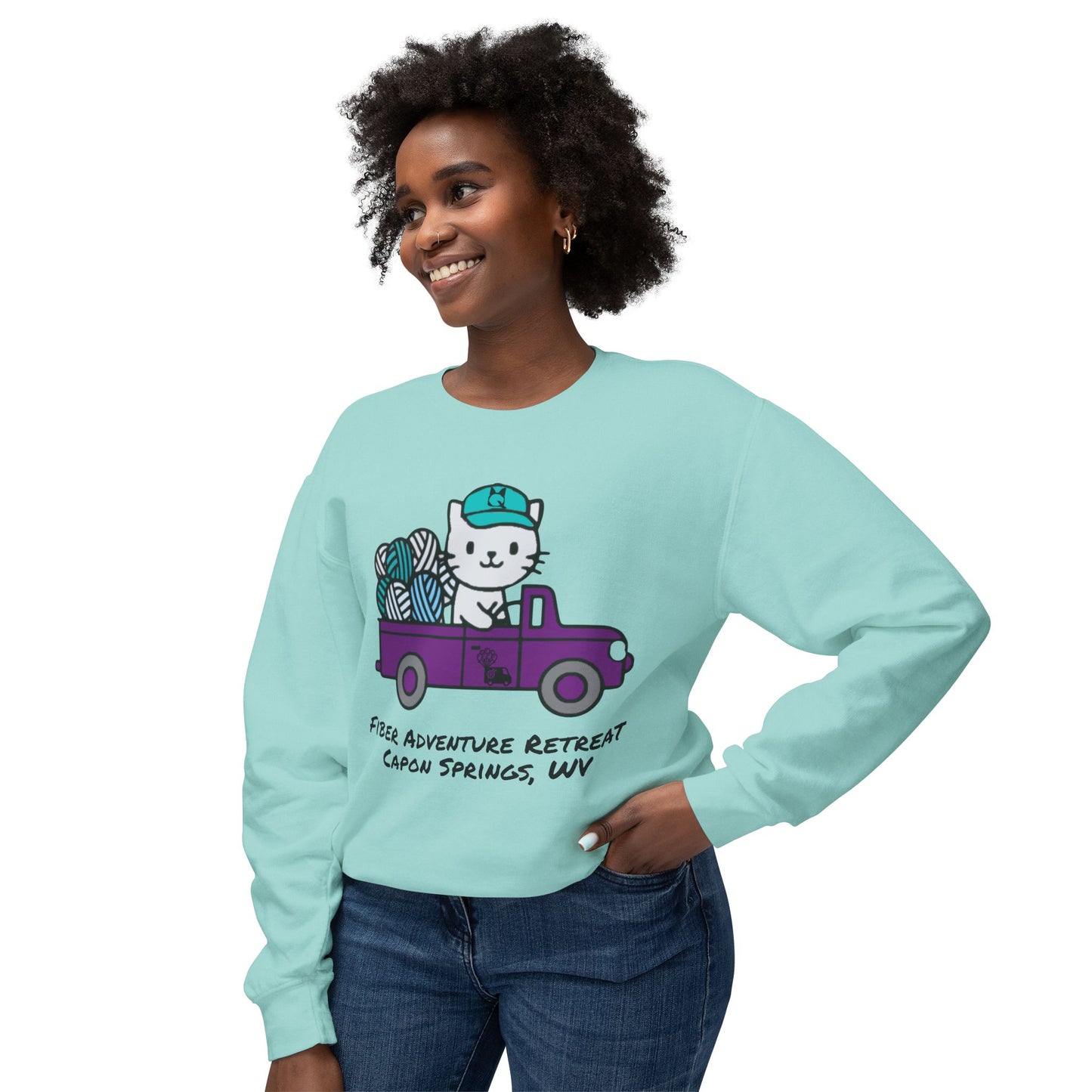 Fiber Adventure Retreat Crewneck Sweatshirt — Capon Springs 2026