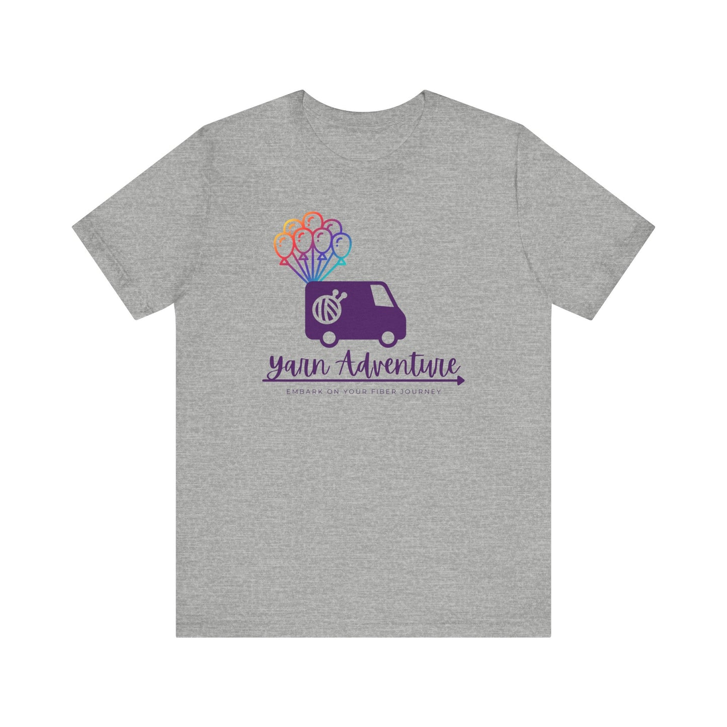 Unisex Tee - Yarn Adventure Logo featuring Evie