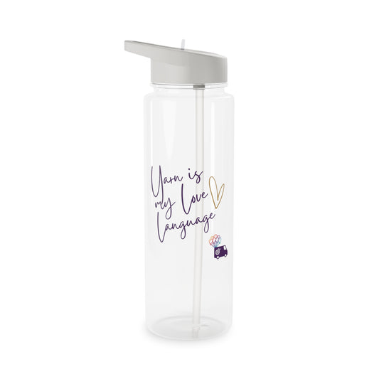 Yarn is My Love Language Logoed Tritan Water Bottle