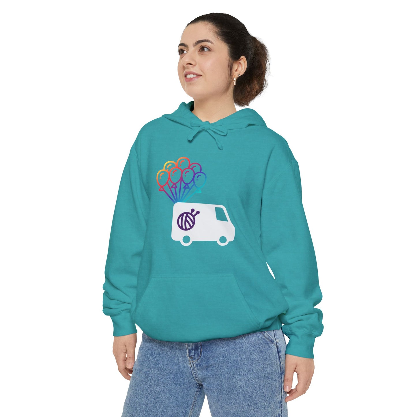 Yarn Adventure Evie Logo Unisex Garment-Dyed Hoodie