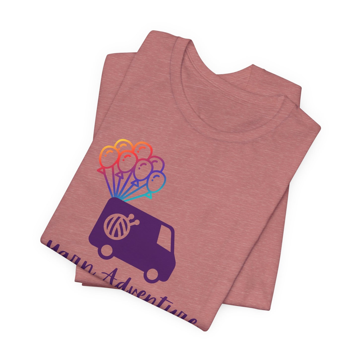 Unisex Tee - Yarn Adventure Logo featuring Evie