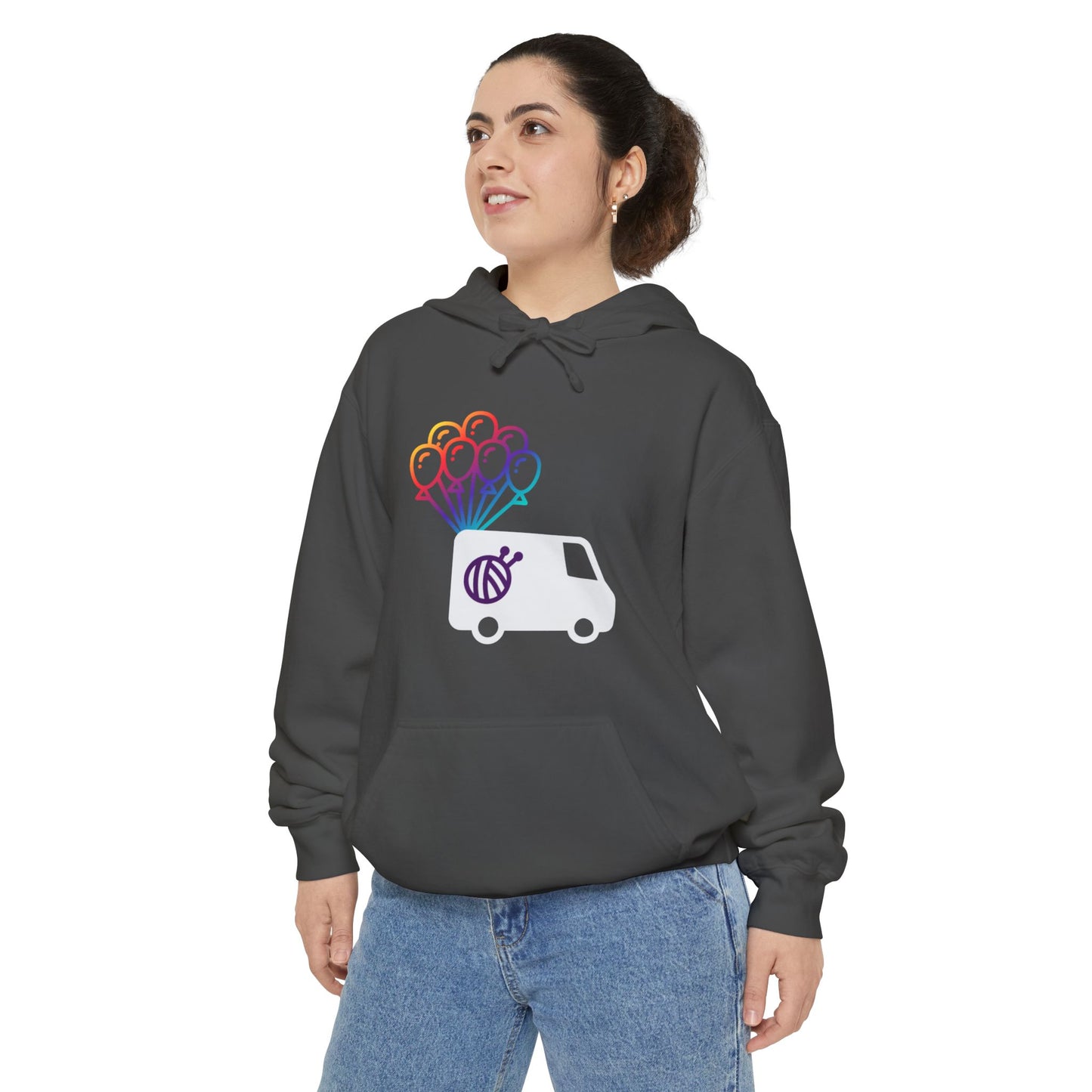 Yarn Adventure Evie Logo Unisex Garment-Dyed Hoodie