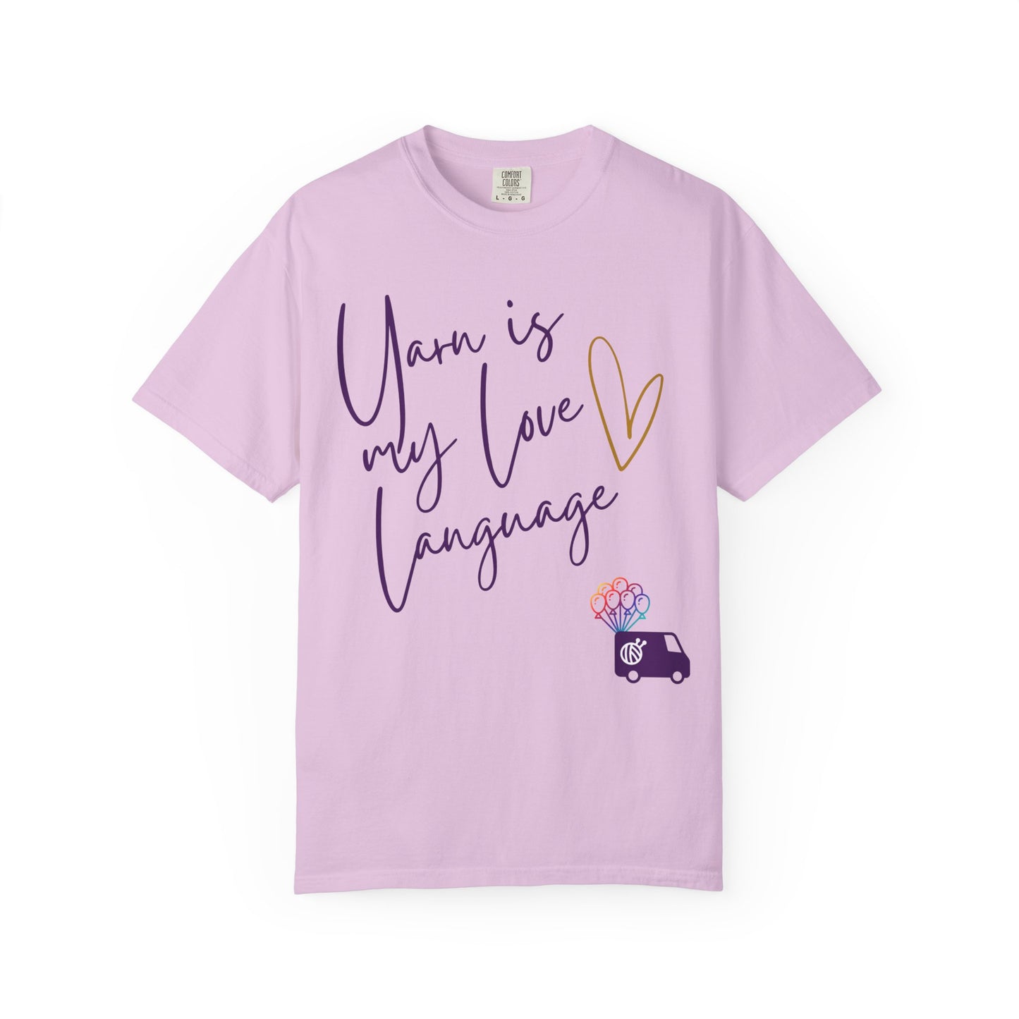 Yarn is My Love Language Unisex Garment-Dyed T-shirt