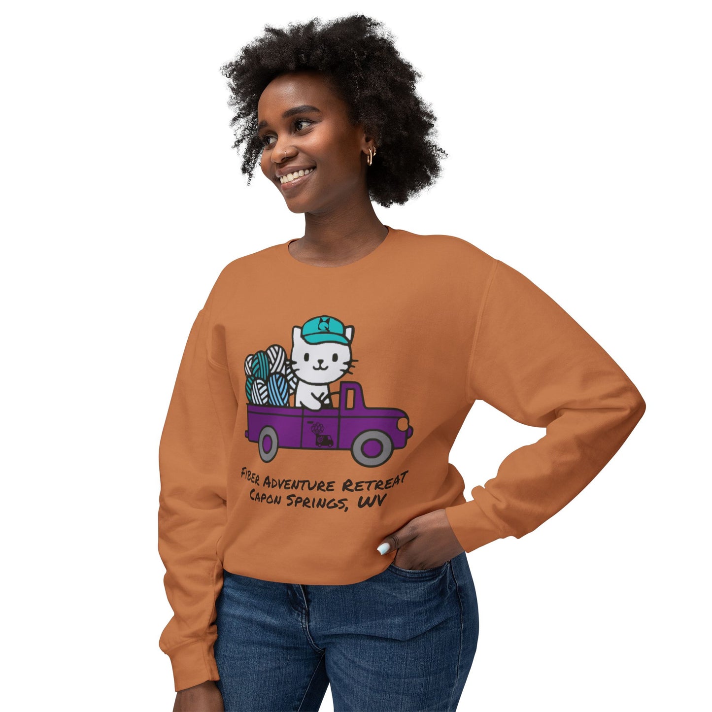 Fiber Adventure Retreat Crewneck Sweatshirt — Capon Springs 2026