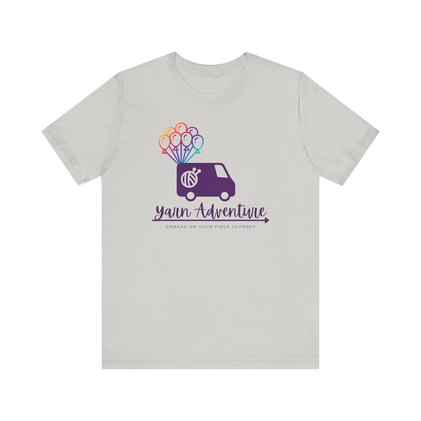Unisex Tee - Yarn Adventure Logo featuring Evie