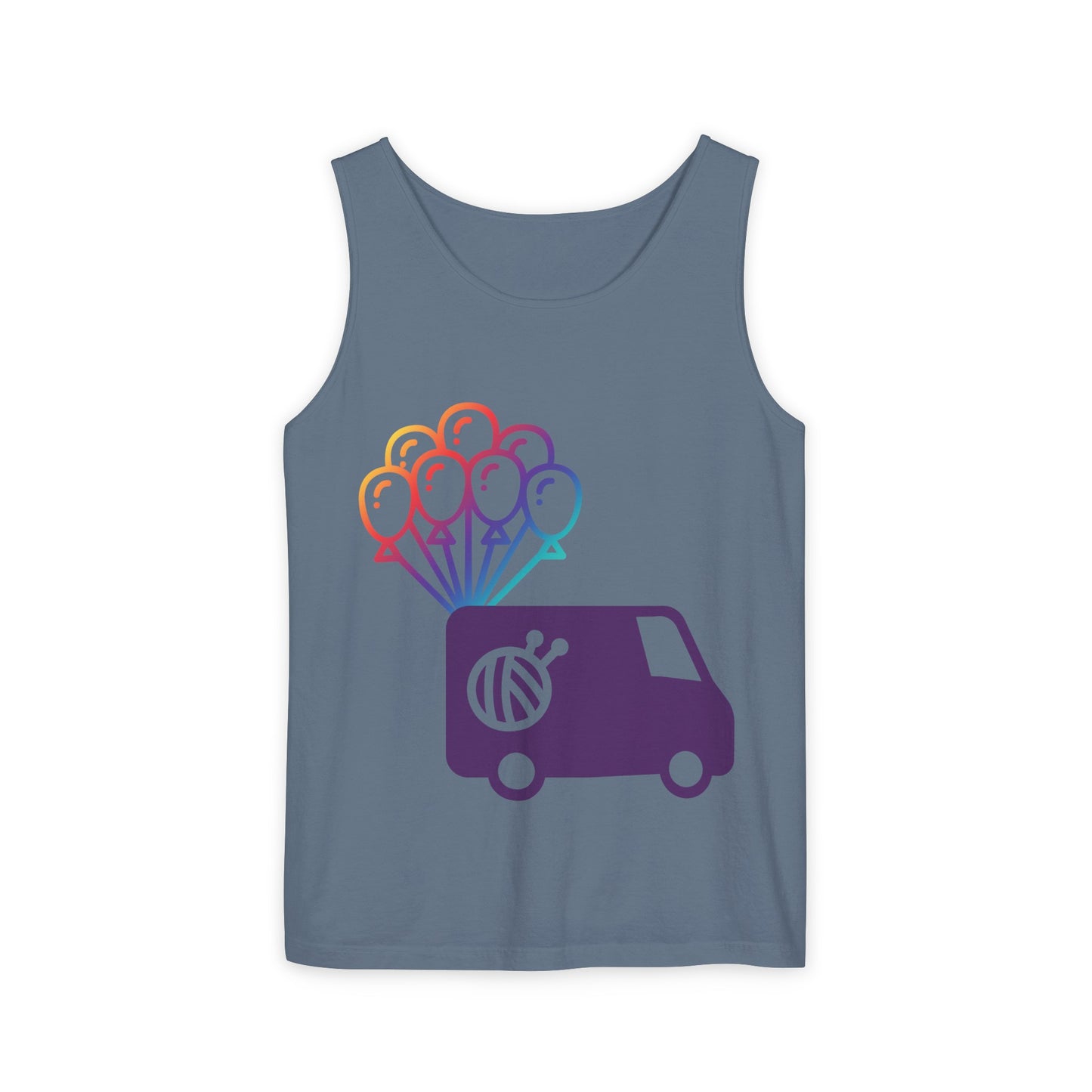 Evie Logo Tank Unisex Garment-Dyed Tank Top