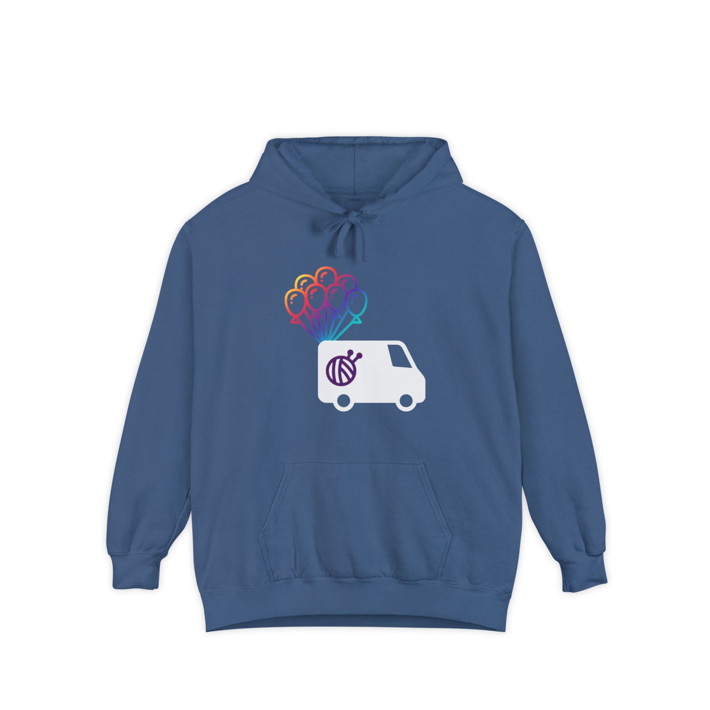 Yarn Adventure Evie Logo Unisex Garment-Dyed Hoodie