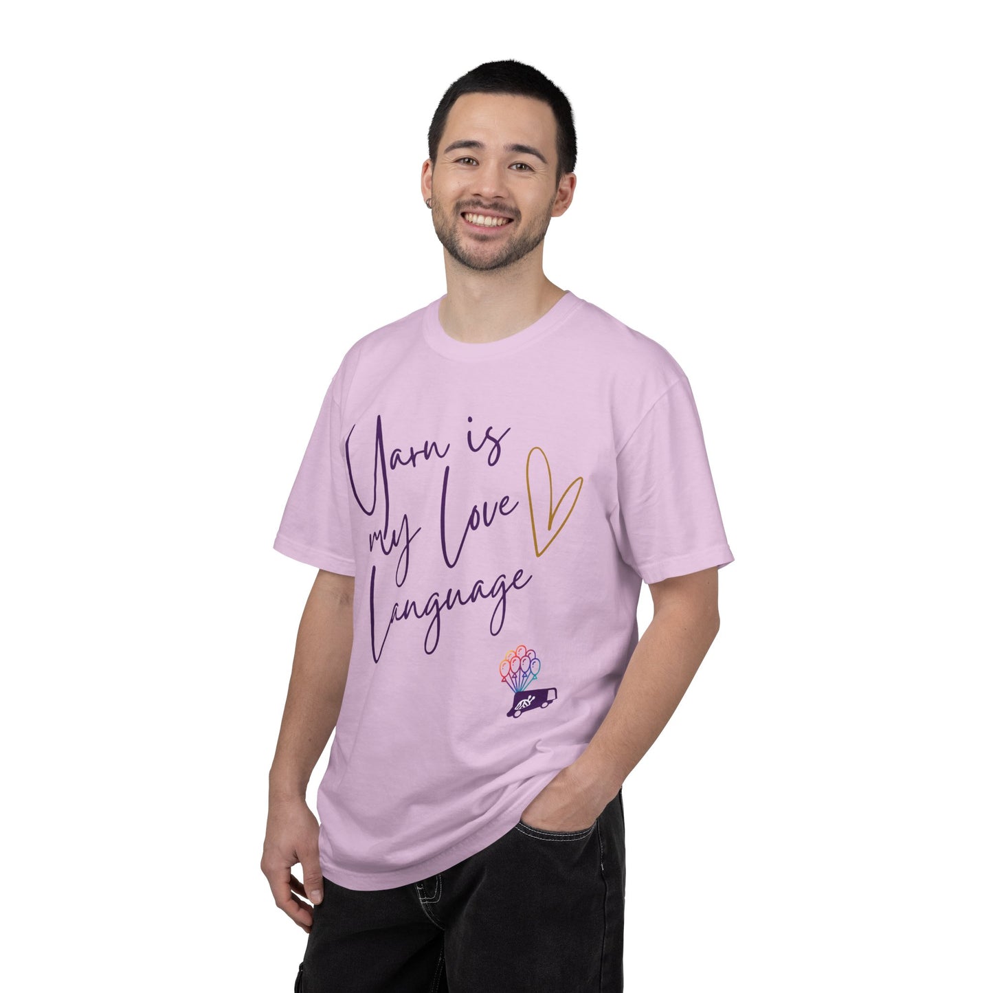 Yarn is My Love Language Unisex Garment-Dyed T-shirt