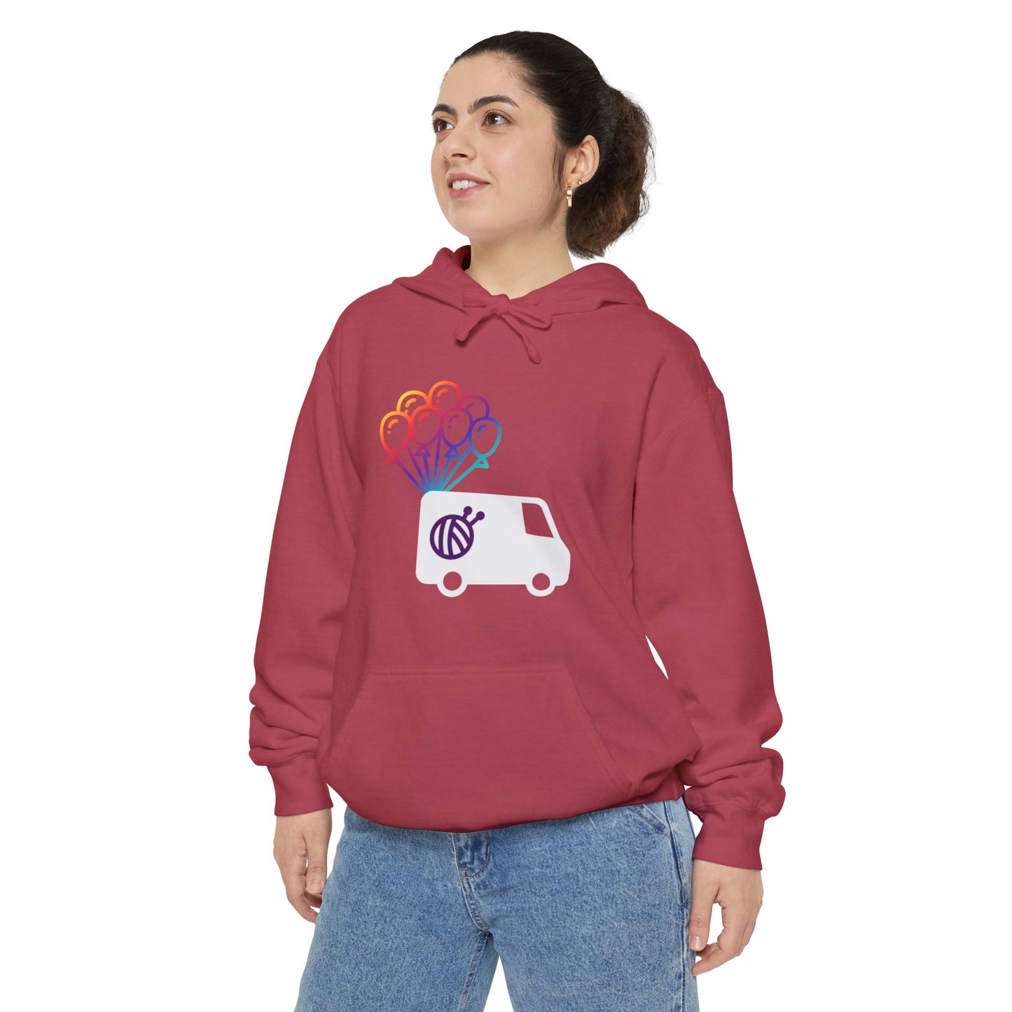 Yarn Adventure Evie Logo Unisex Garment-Dyed Hoodie