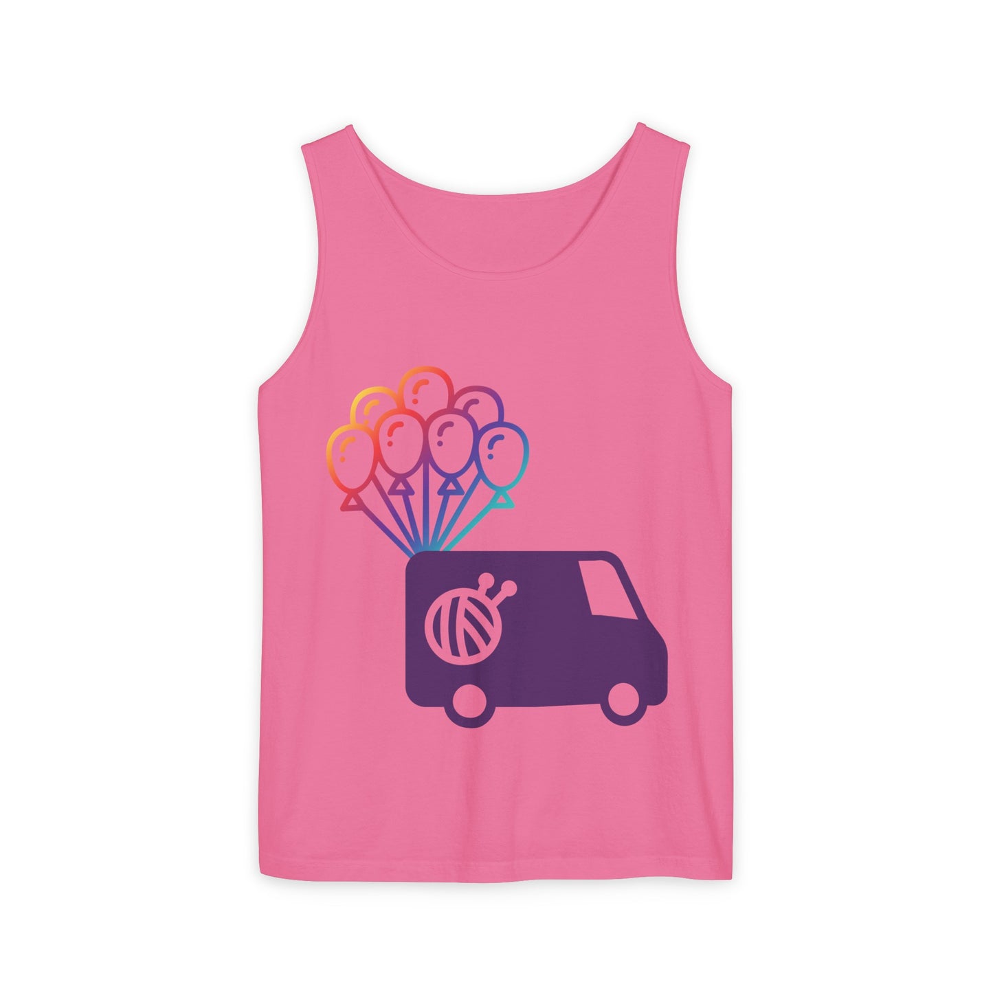 Evie Logo Tank Unisex Garment-Dyed Tank Top